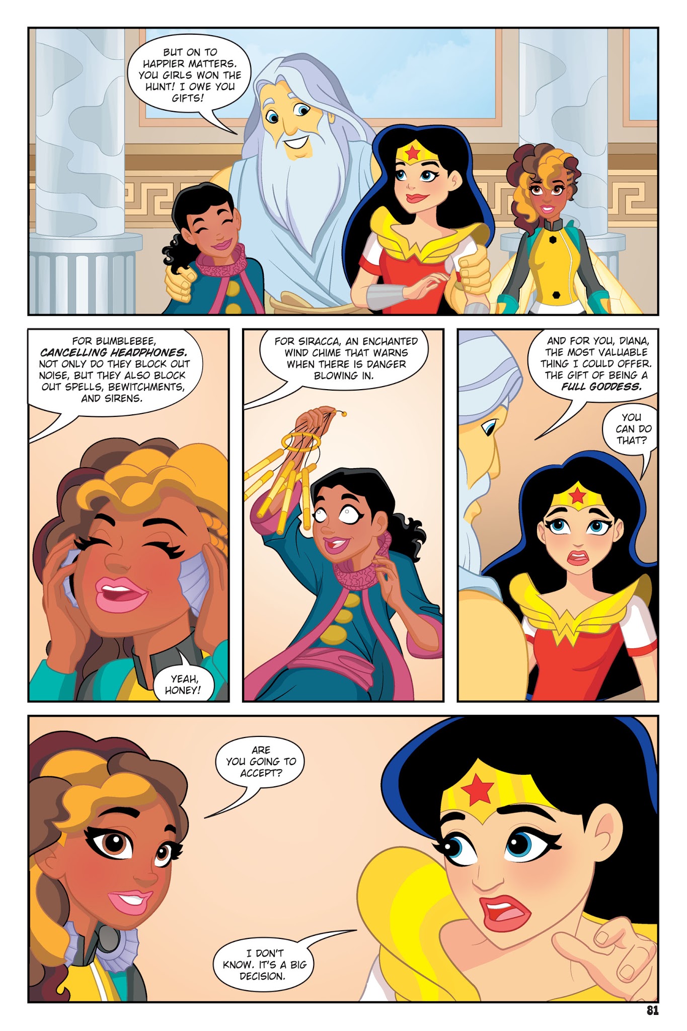 Read online DC Super Hero Girls: Summer Olympus comic -  Issue # TPB - 79