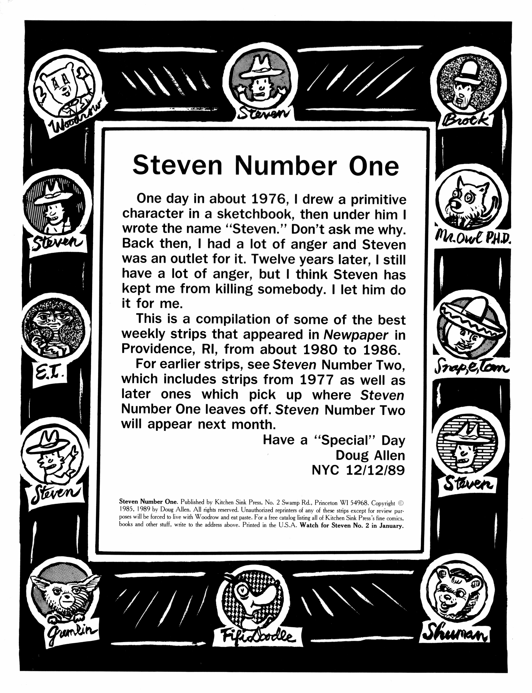 Read online Steven comic -  Issue #1 - 2