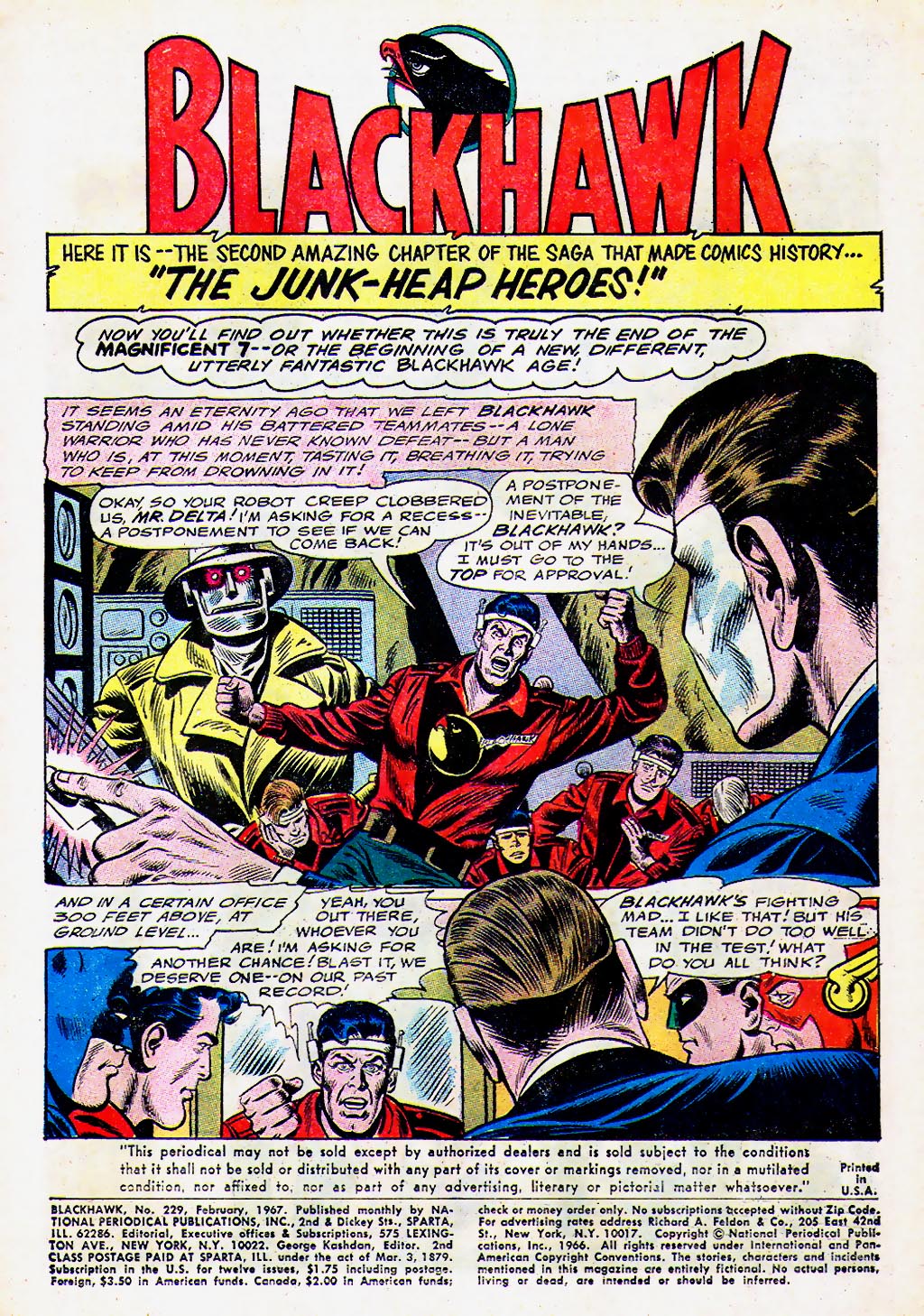 Blackhawk (1957) Issue #229 #121 - English 2