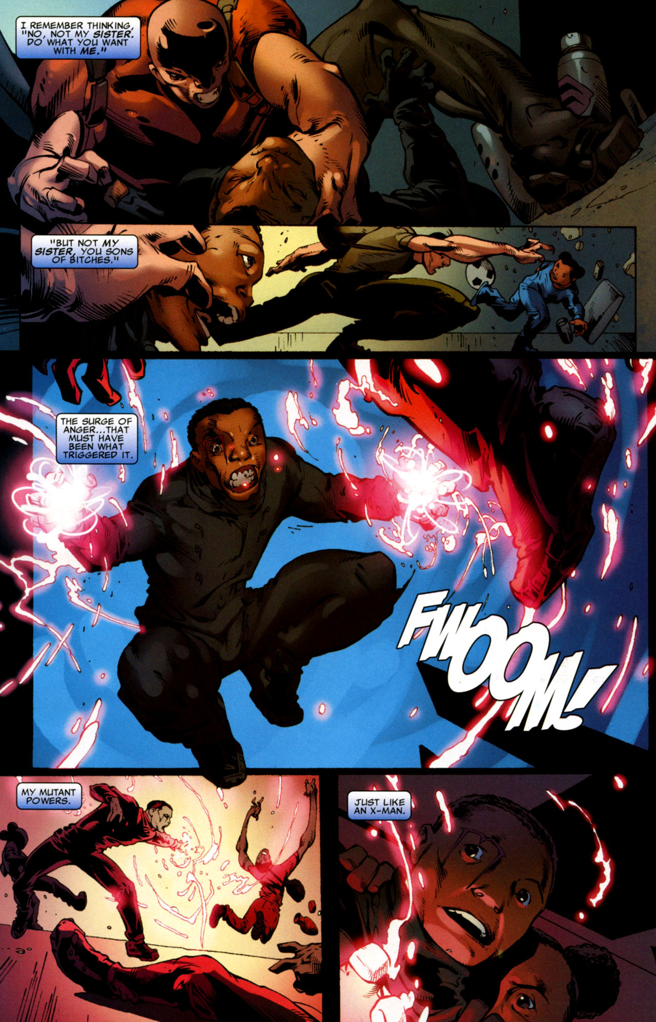 Read online X-Men: The Times and Life of Lucas Bishop comic -  Issue #2 - 16