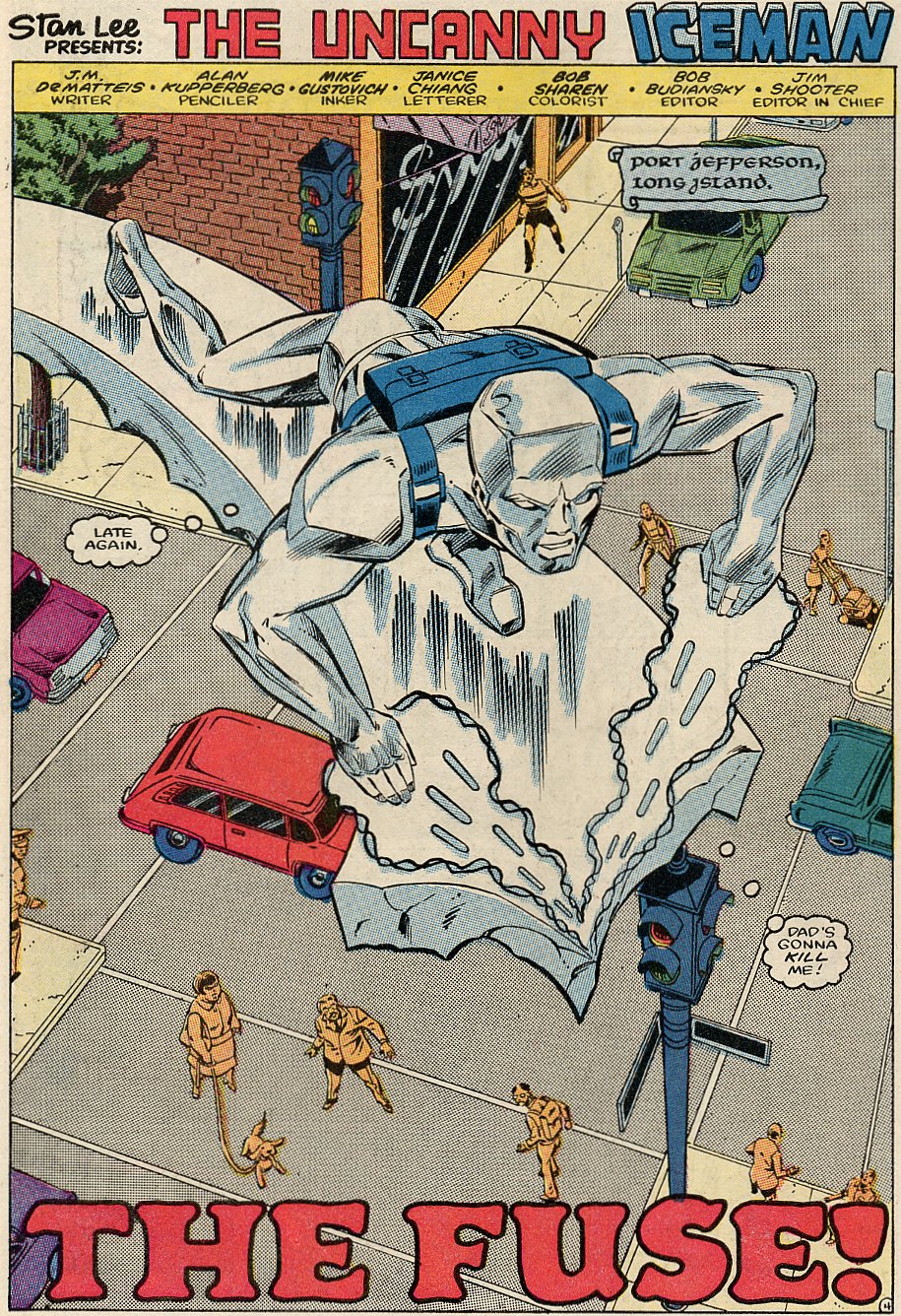 Read online Iceman (1984) comic -  Issue #1 - 5