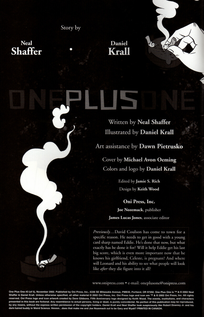 Read online One Plus One comic -  Issue #3 - 2