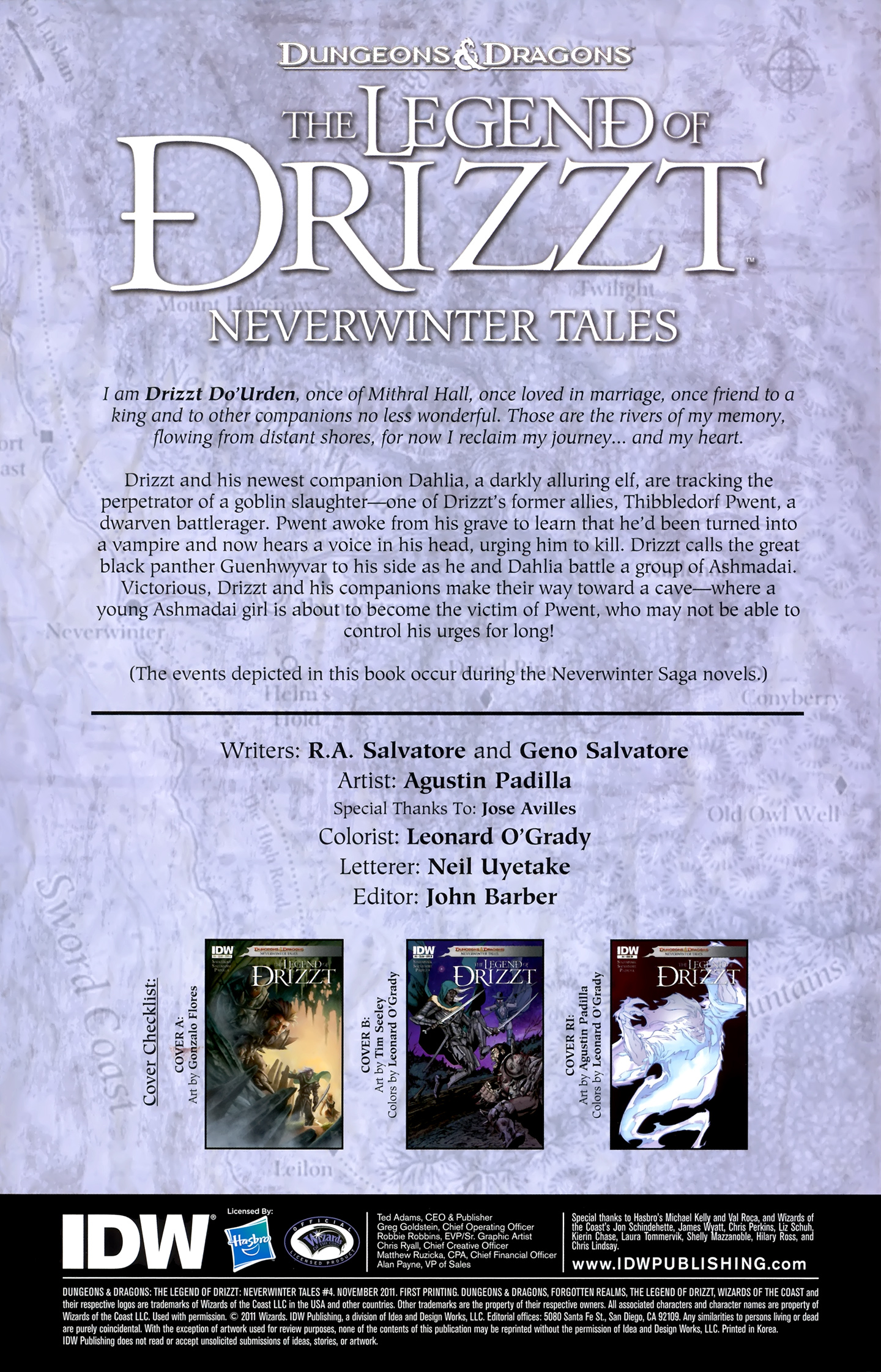 Dungeons & Dragons: The Legend of Drizzt: Neverwinter Tales Issue #4 #4 - English 3