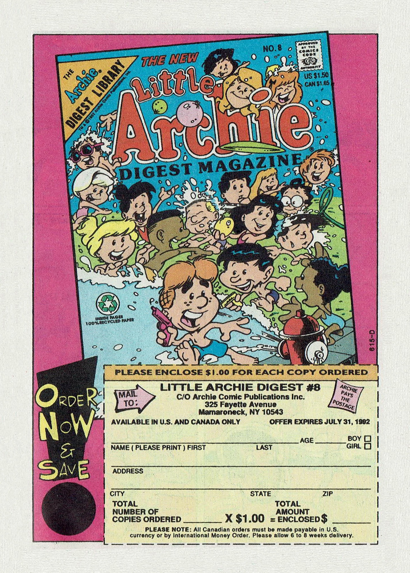 Read online Jughead with Archie Digest Magazine comic -  Issue #112 - 105