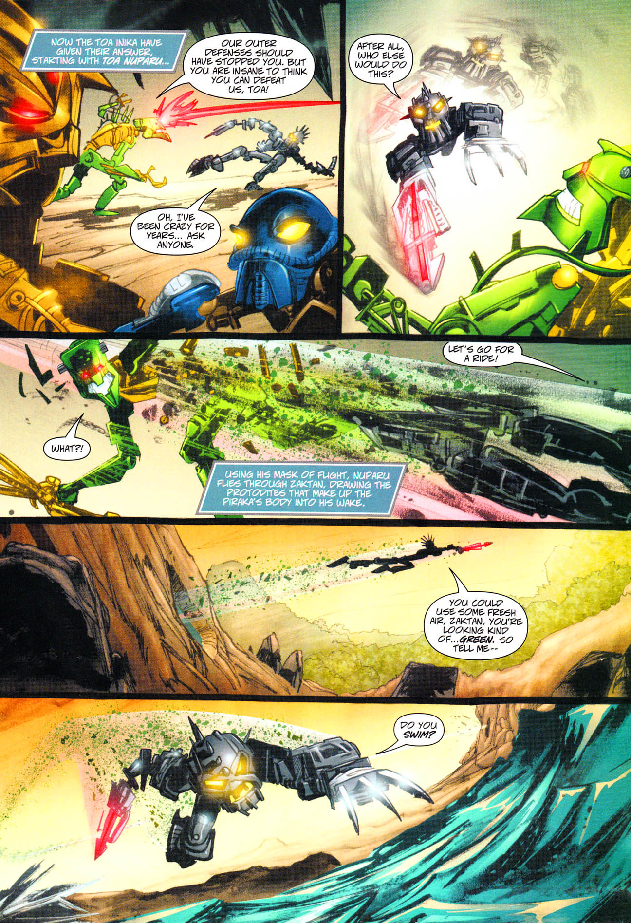 Read online Bionicle: Ignition comic -  Issue #3 - 5