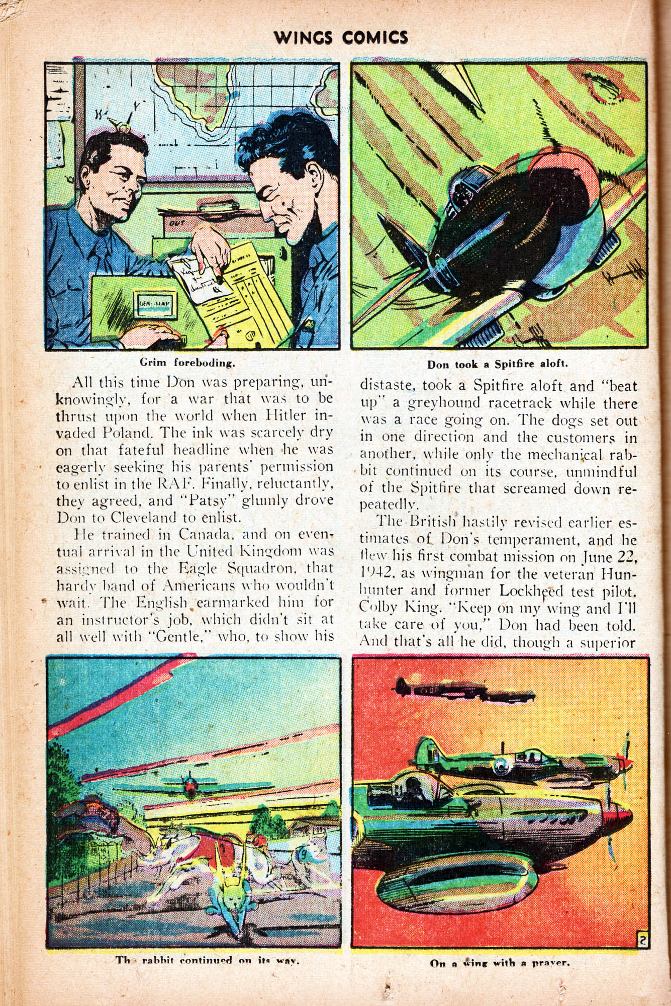 Read online Wings Comics comic -  Issue #80 - 26