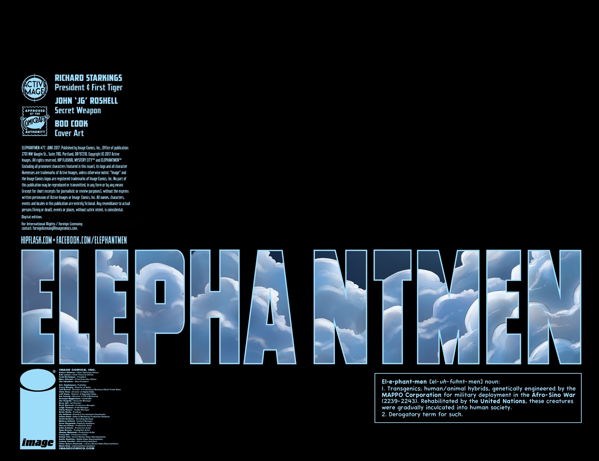 Read online Elephantmen comic -  Issue #77 - 2