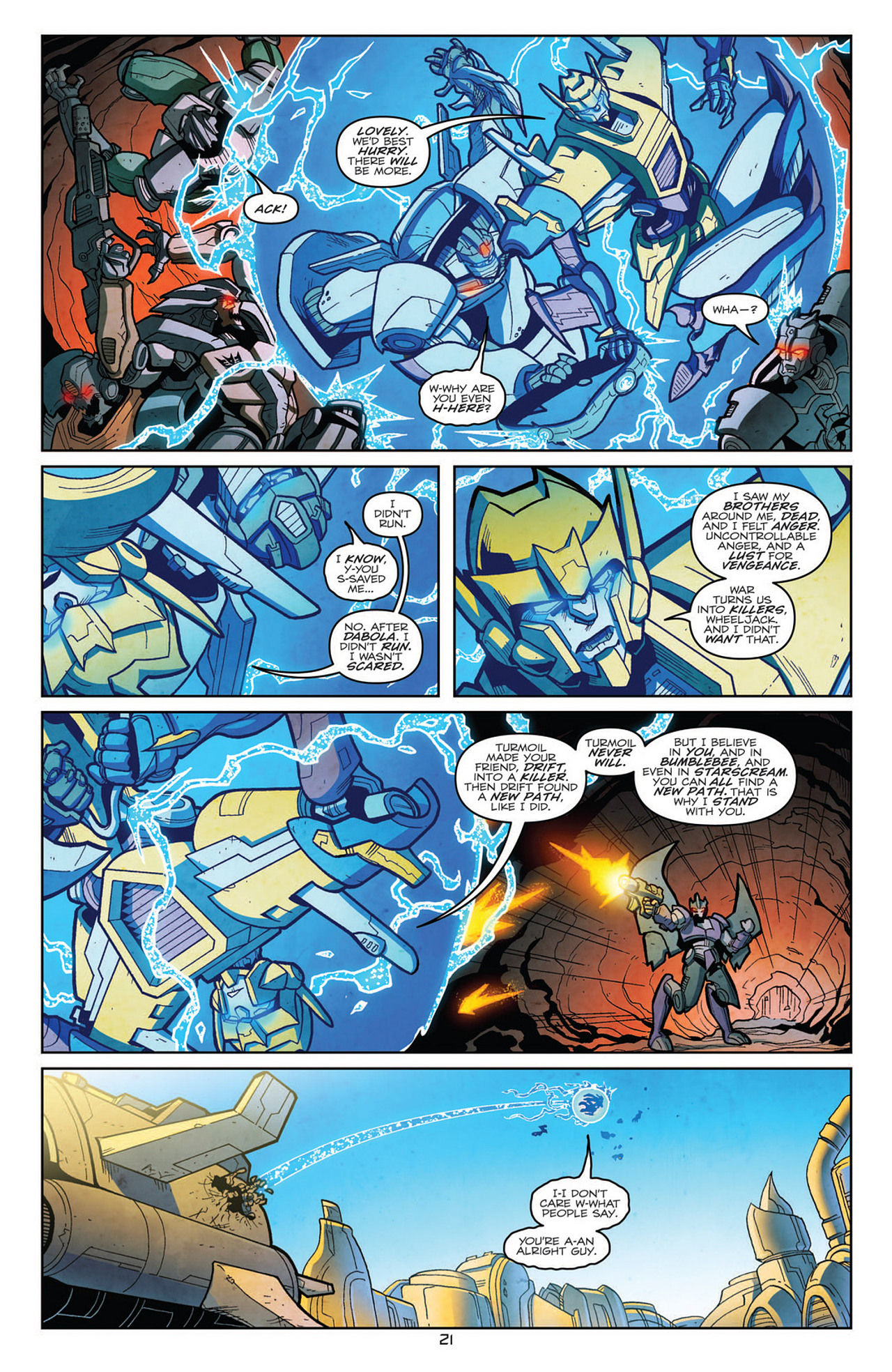 Read online Transformers: Robots In Disguise (2012) comic -  Issue #7 - 23