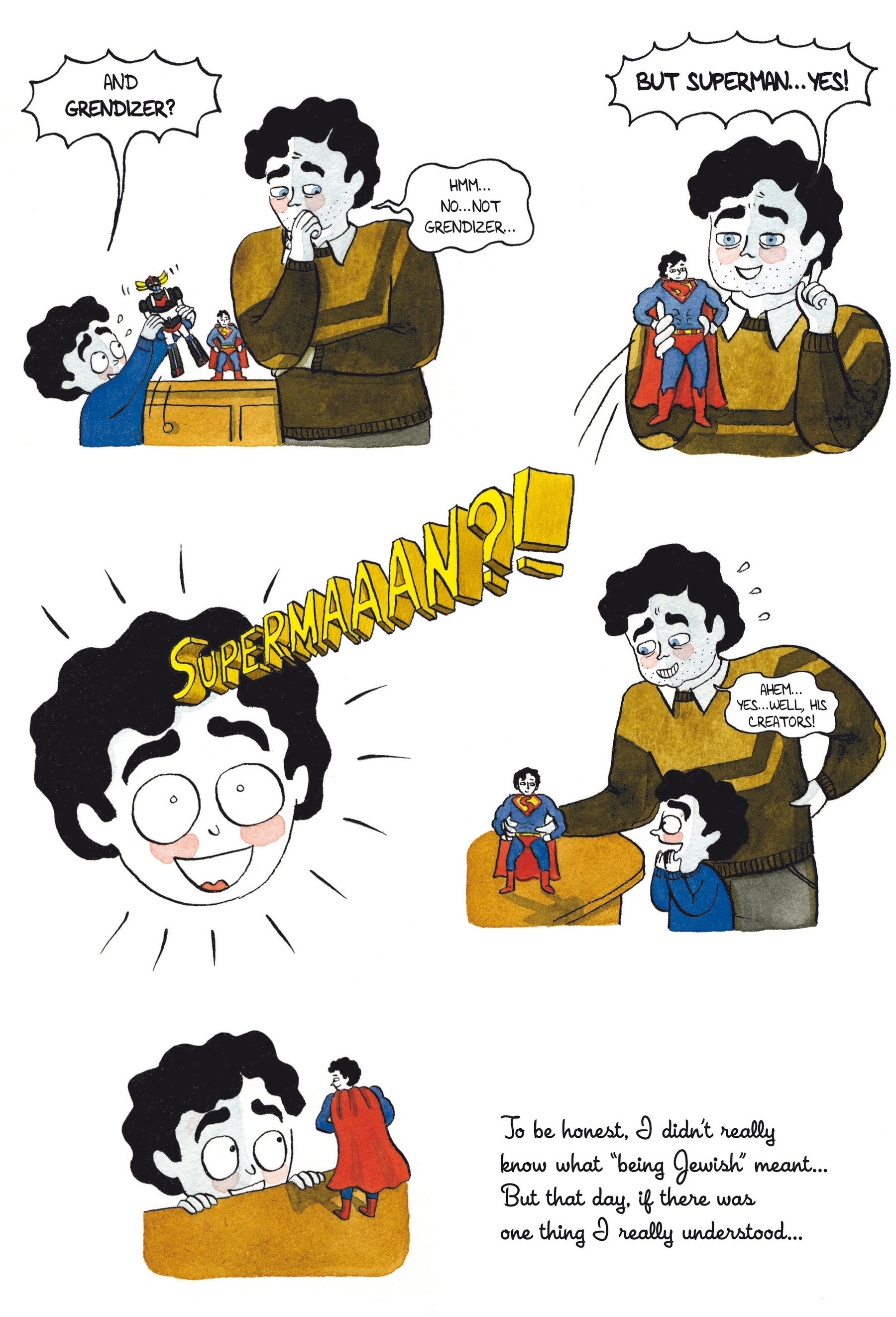 Read online Superman Isn't Jewish (But I Am...Kinda) comic -  Issue # TPB - 7