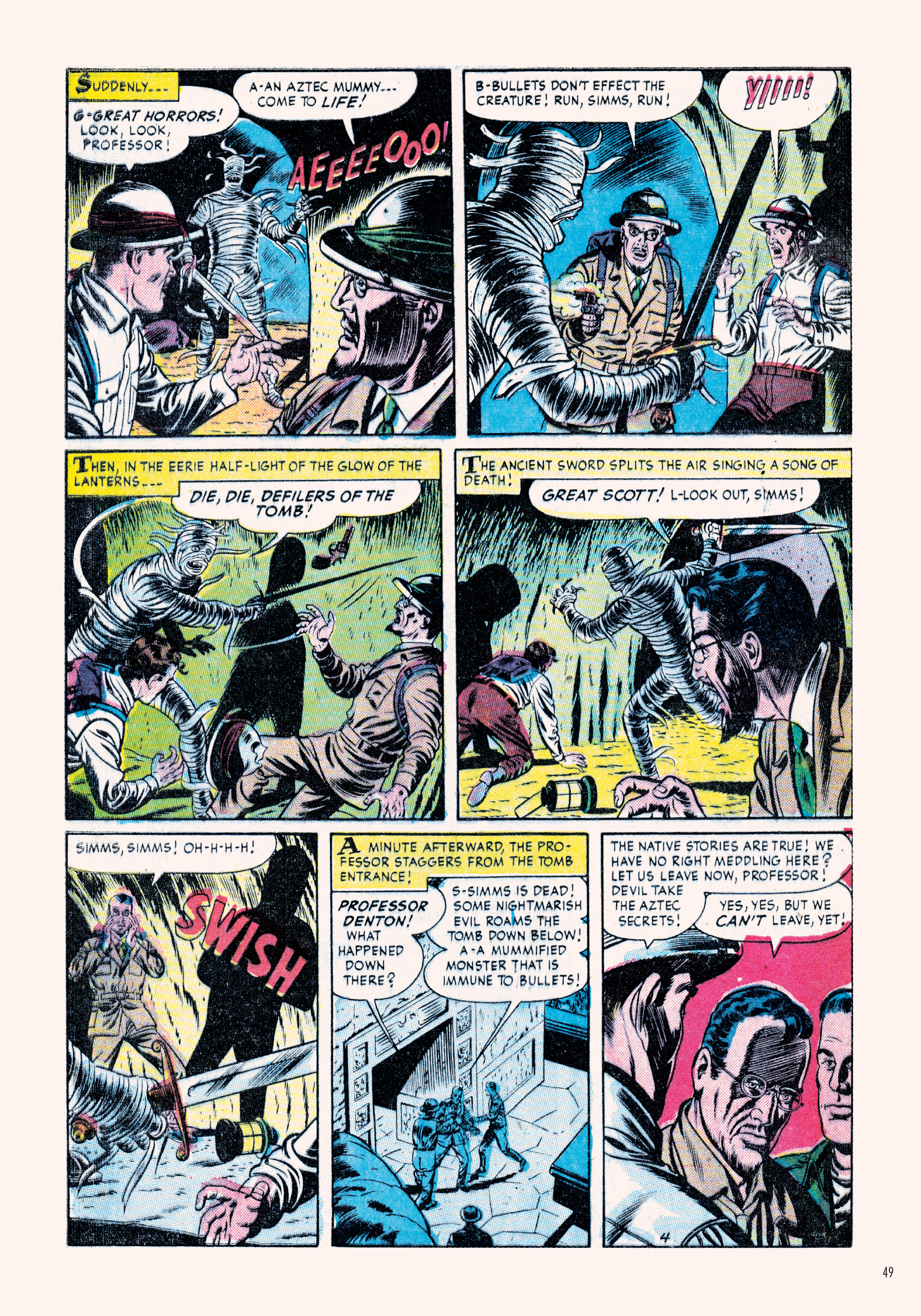 Read online Classic Monsters of Pre-Code Horror Comics: Mummies comic -  Issue # TPB - 49
