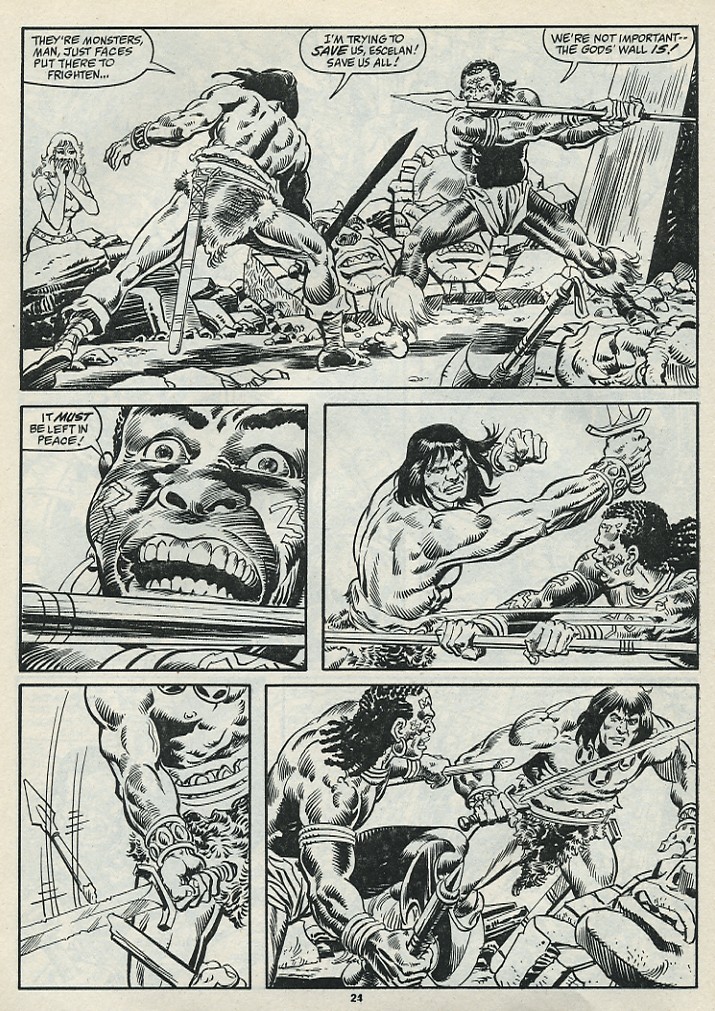 Read online The Savage Sword Of Conan comic -  Issue #182 - 26