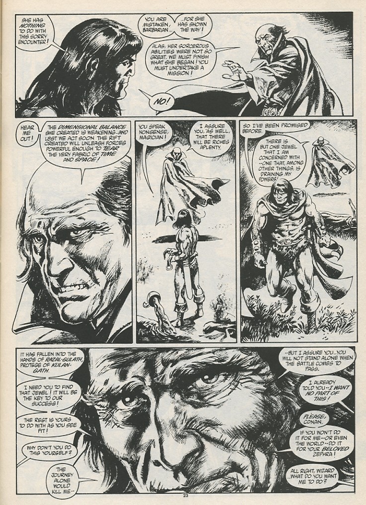 Read online The Savage Sword Of Conan comic -  Issue #189 - 25