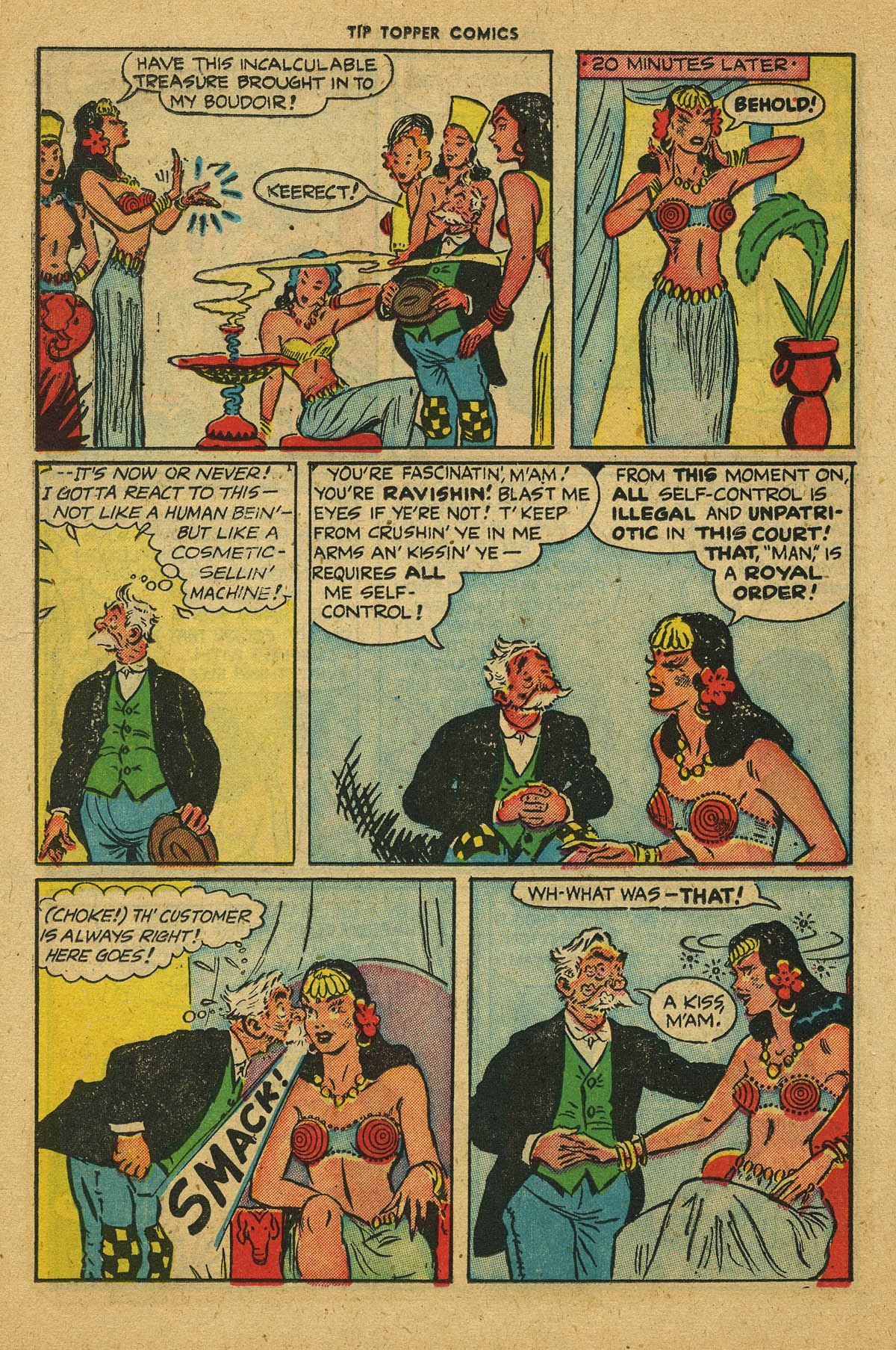 Read online Tip Topper Comics comic -  Issue #4 - 38