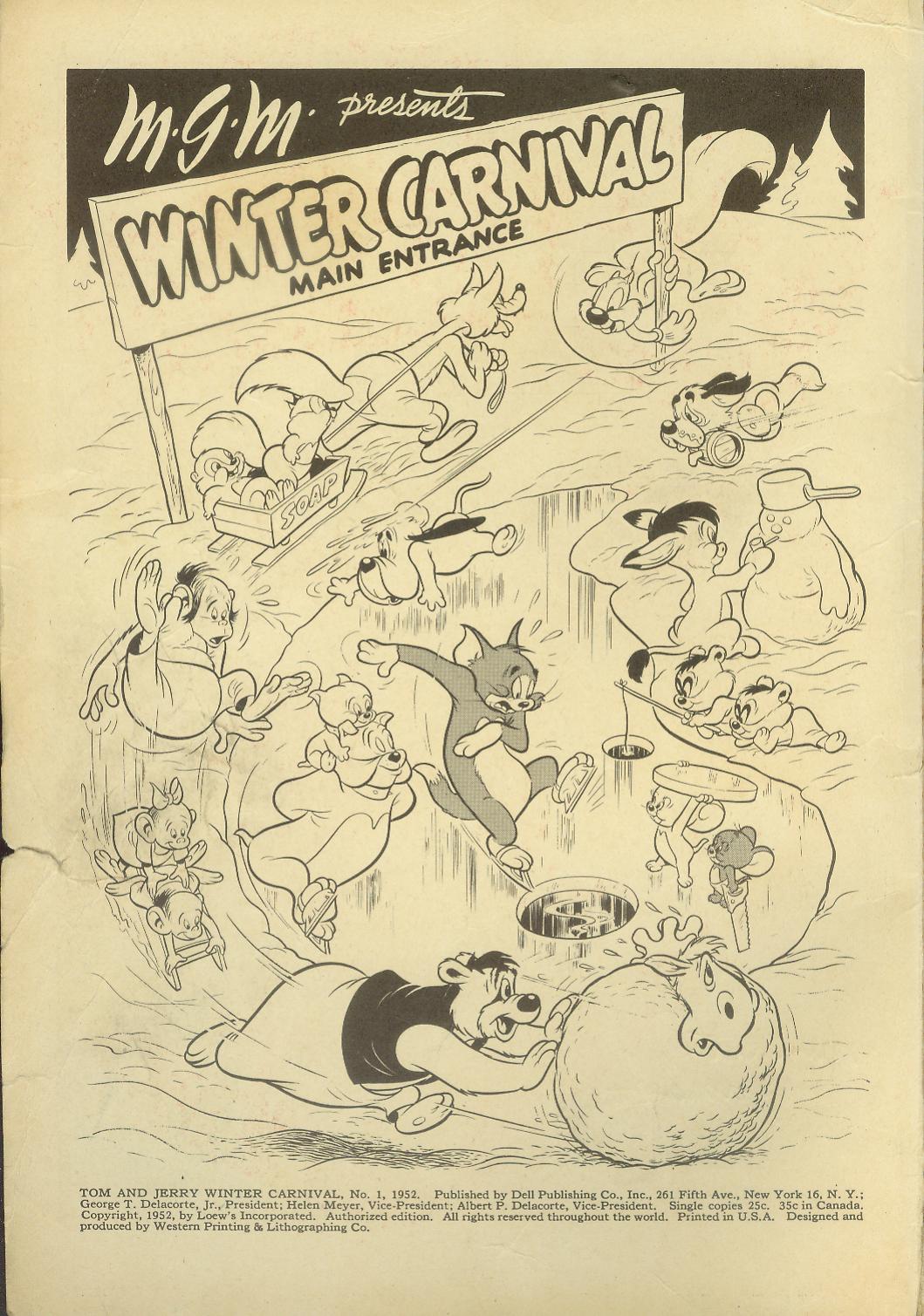 Read online Tom & Jerry Winter Carnival comic -  Issue #1 - 2