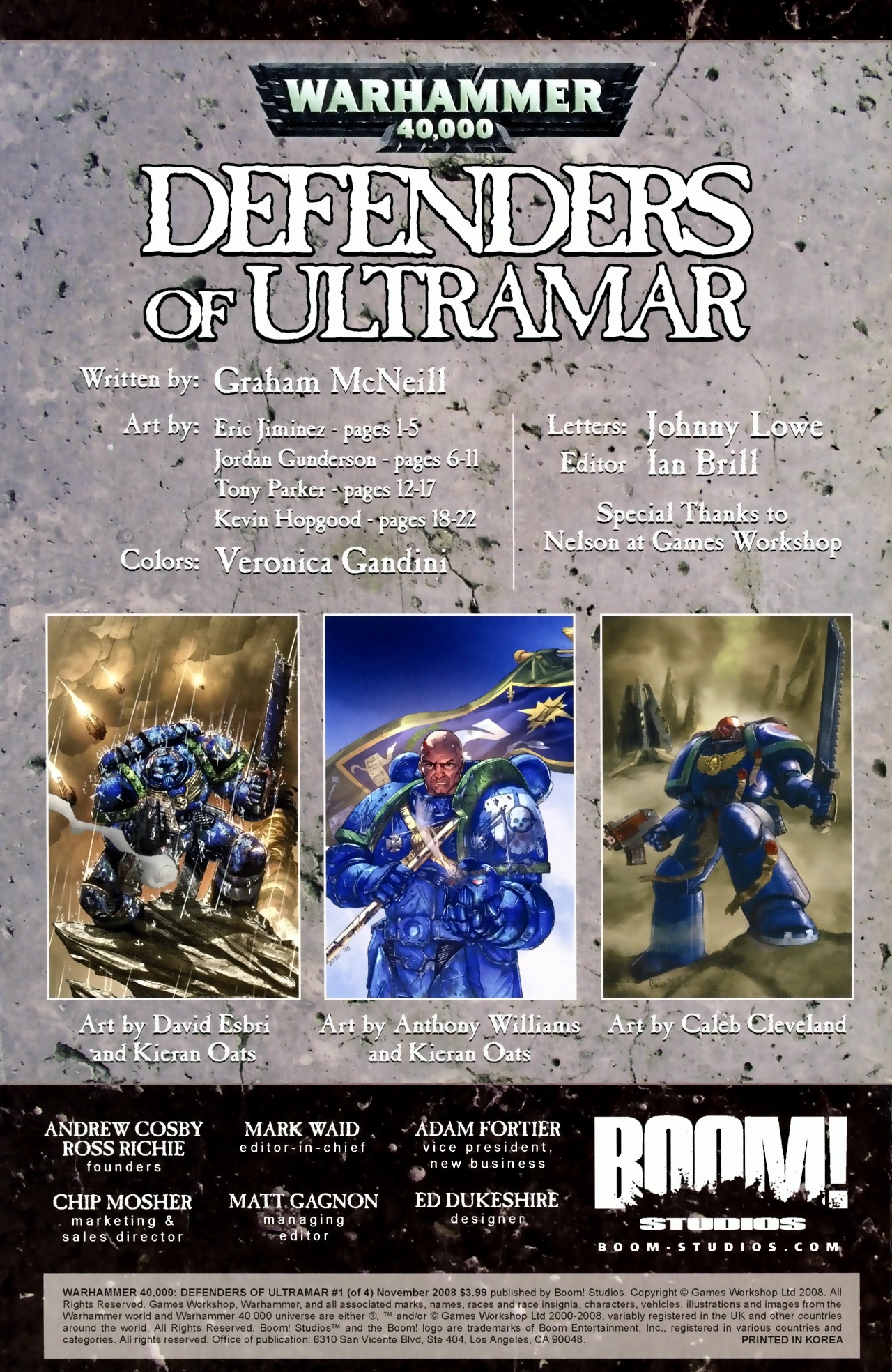 Read online Warhammer 40,000: Defenders of Ultramar comic -  Issue #1 - 4
