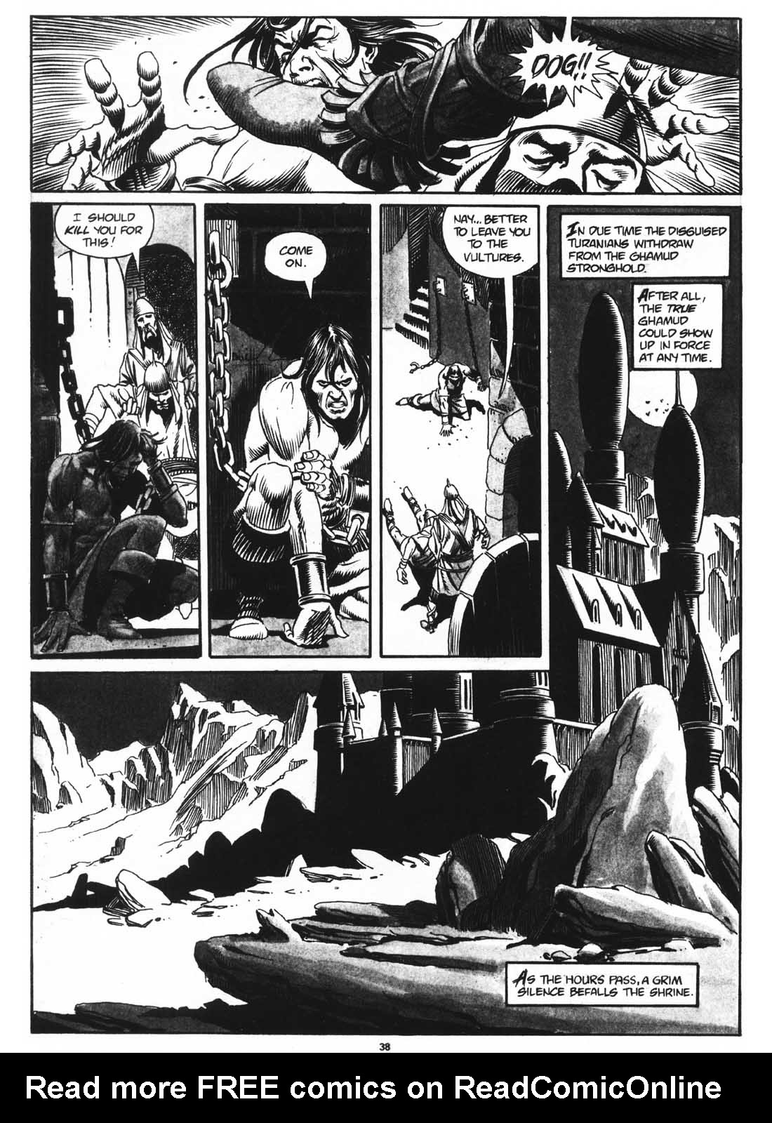 Read online The Savage Sword Of Conan comic -  Issue #160 - 40