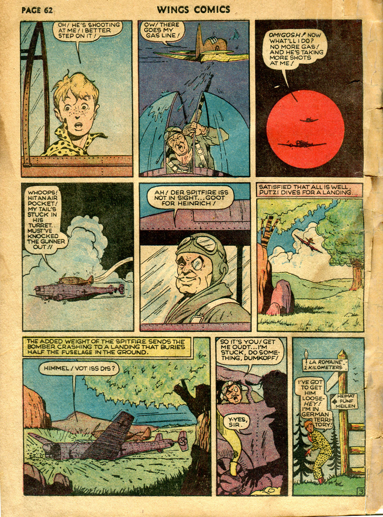 Read online Wings Comics comic -  Issue #5 - 64