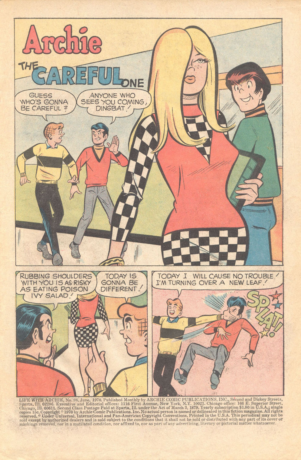 Read online Life With Archie (1958) comic -  Issue #98 - 3