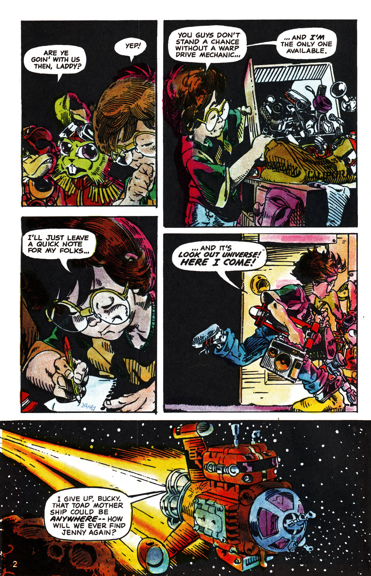 Read online Bucky O'Hare (1991) comic -  Issue #3 - 4