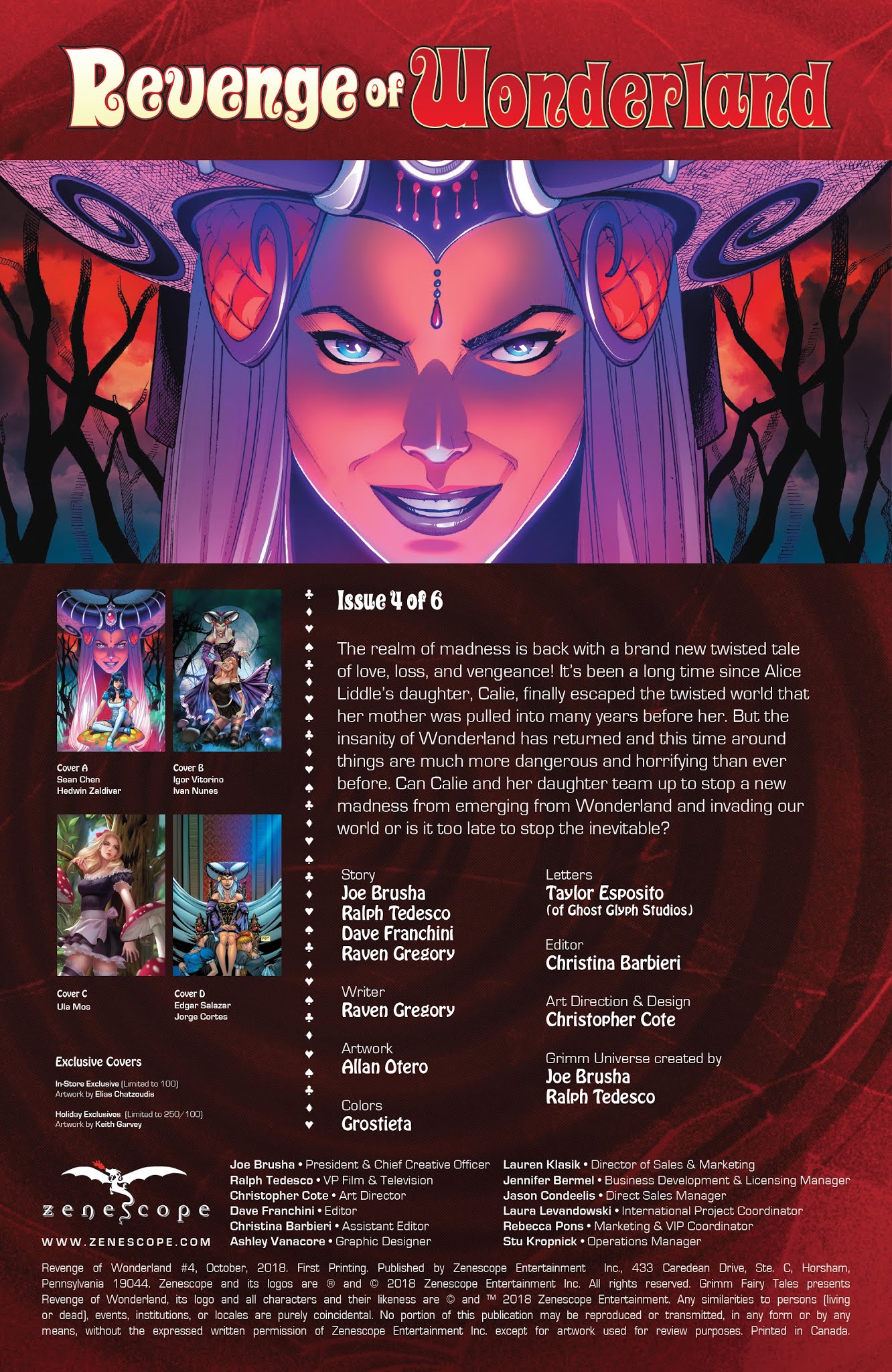 Read online Revenge of Wonderland comic -  Issue #4 - 2