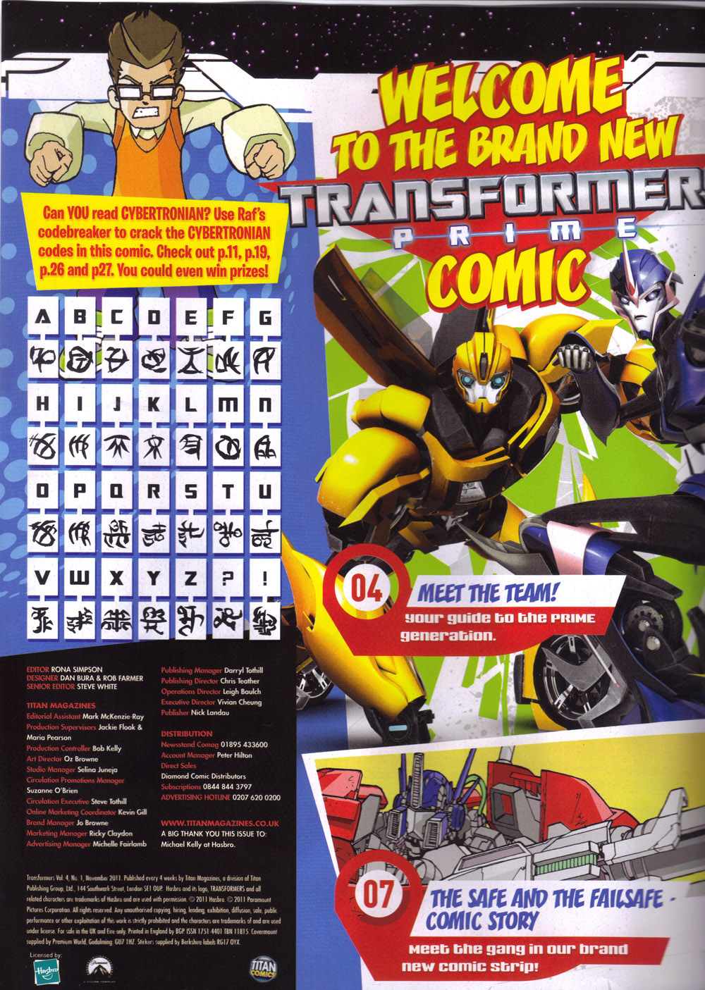 Read online Transformers: Prime comic -  Issue #1 - 2