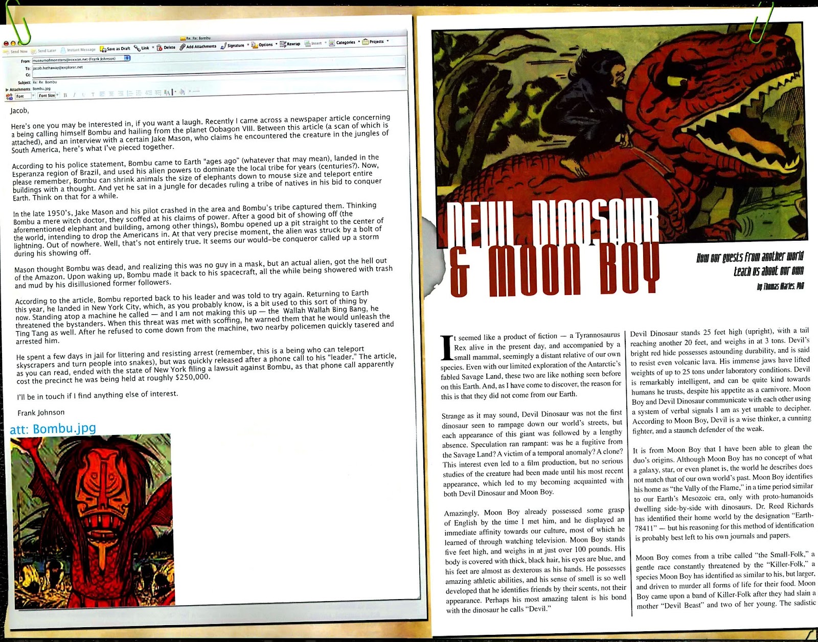 Marvel Monsters: From the Files of Ulysses Bloodstone (and the Monster Hunters) issue Full - Page 4