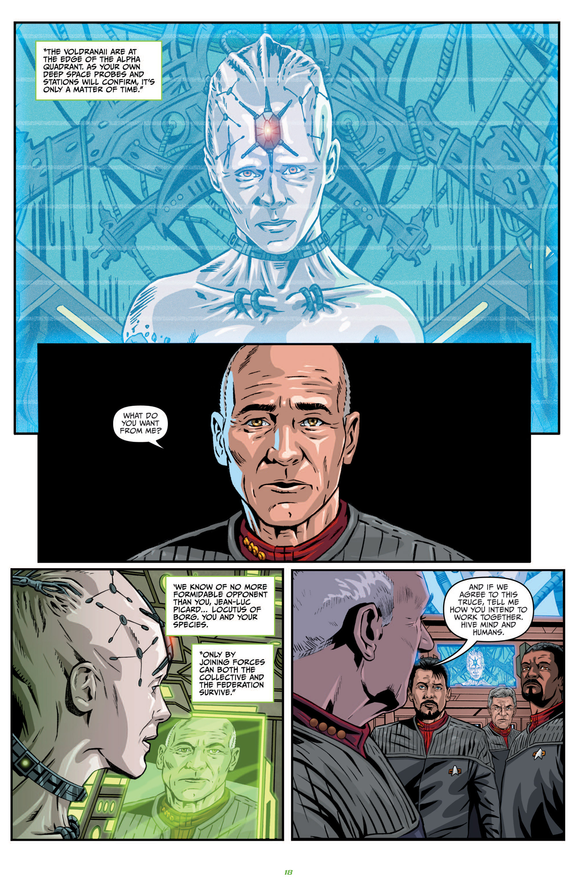 Read online Star Trek: The Next Generation - Hive comic -  Issue #1 - 21