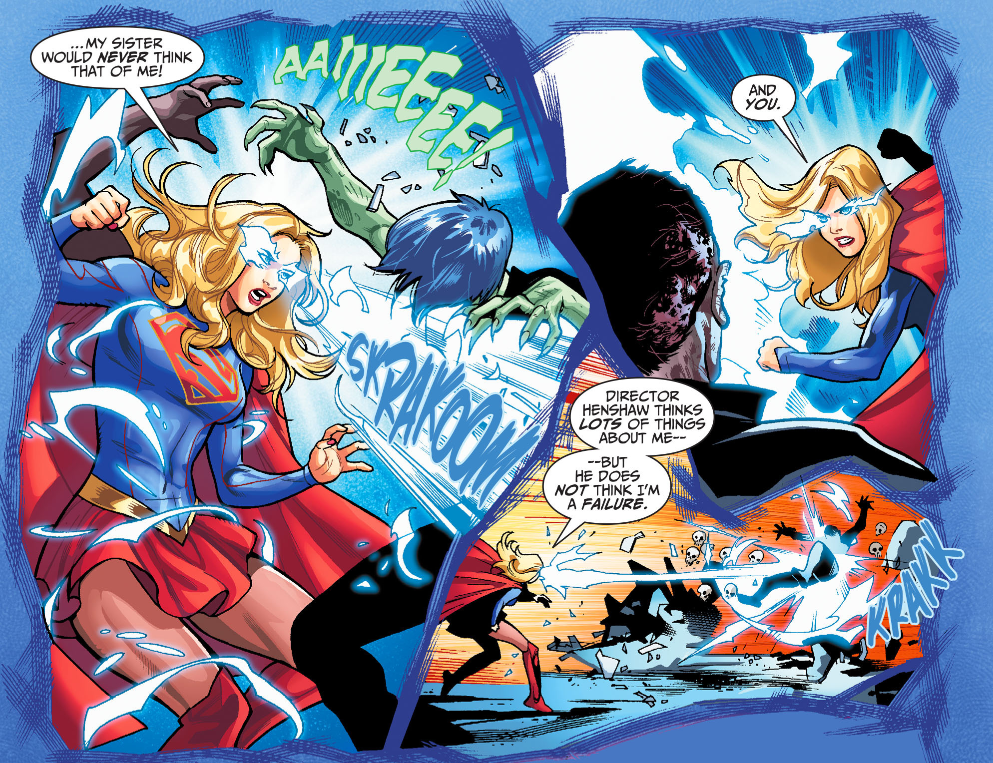 Read online Adventures of Supergirl comic -  Issue #6 - 17