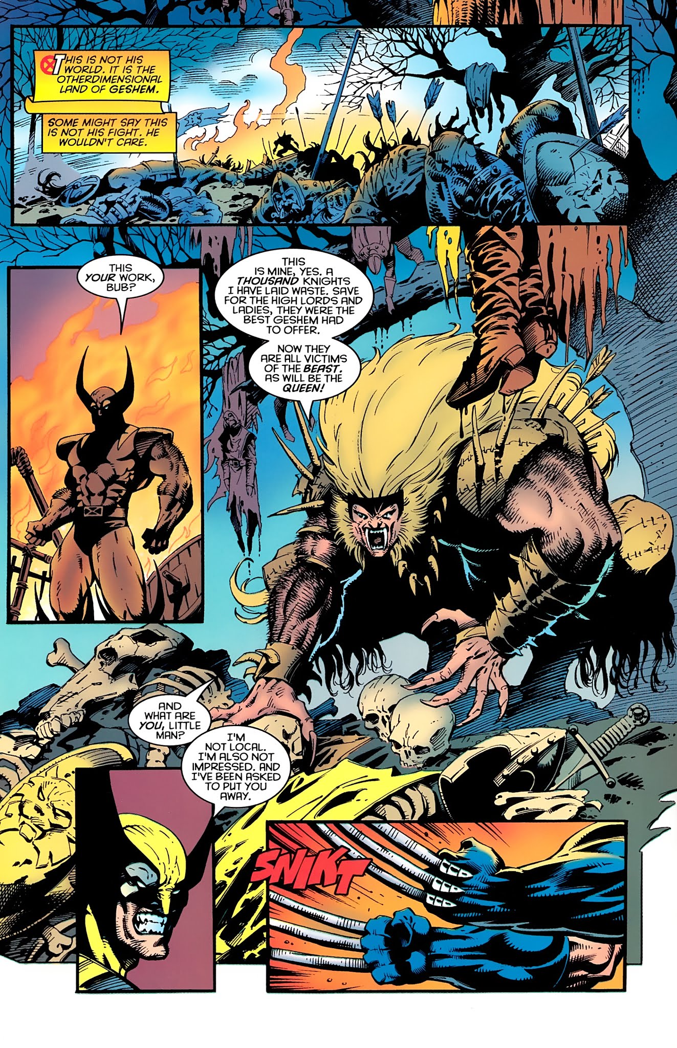 Read online Wolverine: Knight of Terra comic -  Issue # Full - 4