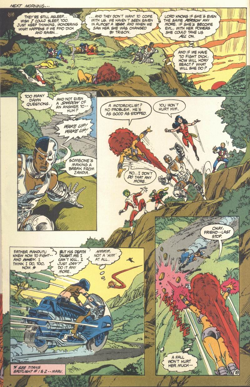 Read online Tales of the Teen Titans comic -  Issue #86 - 19