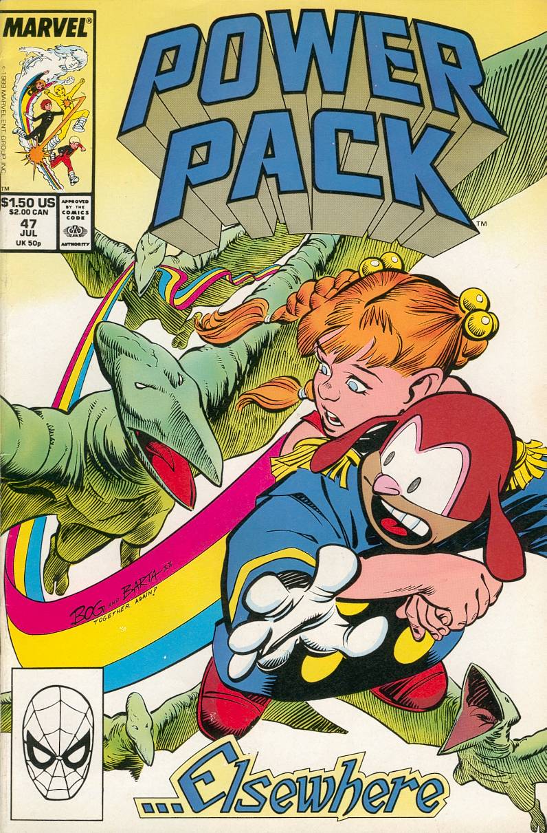 Read online Power Pack (1984) comic -  Issue #47 - 1