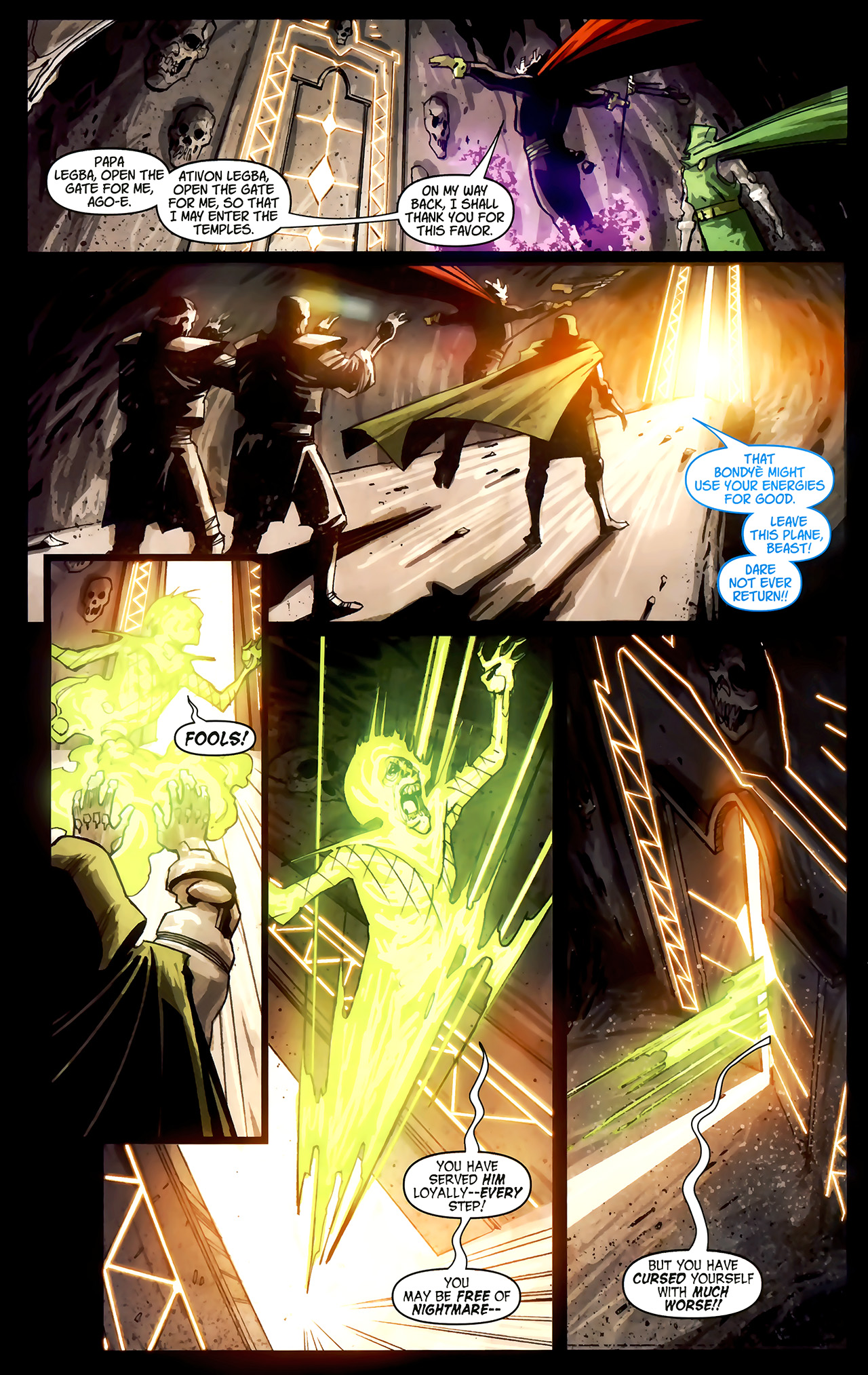 Read online Doctor Voodoo: Avenger of the Supernatural comic -  Issue #5 - 17