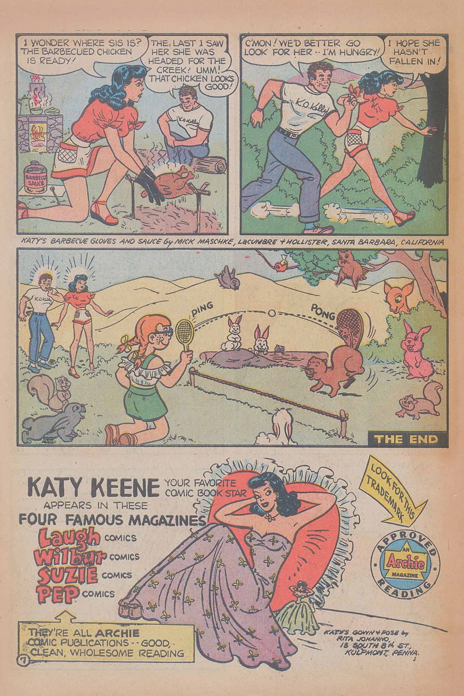 Read online Katy Keene (1949) comic -  Issue #4 - 32