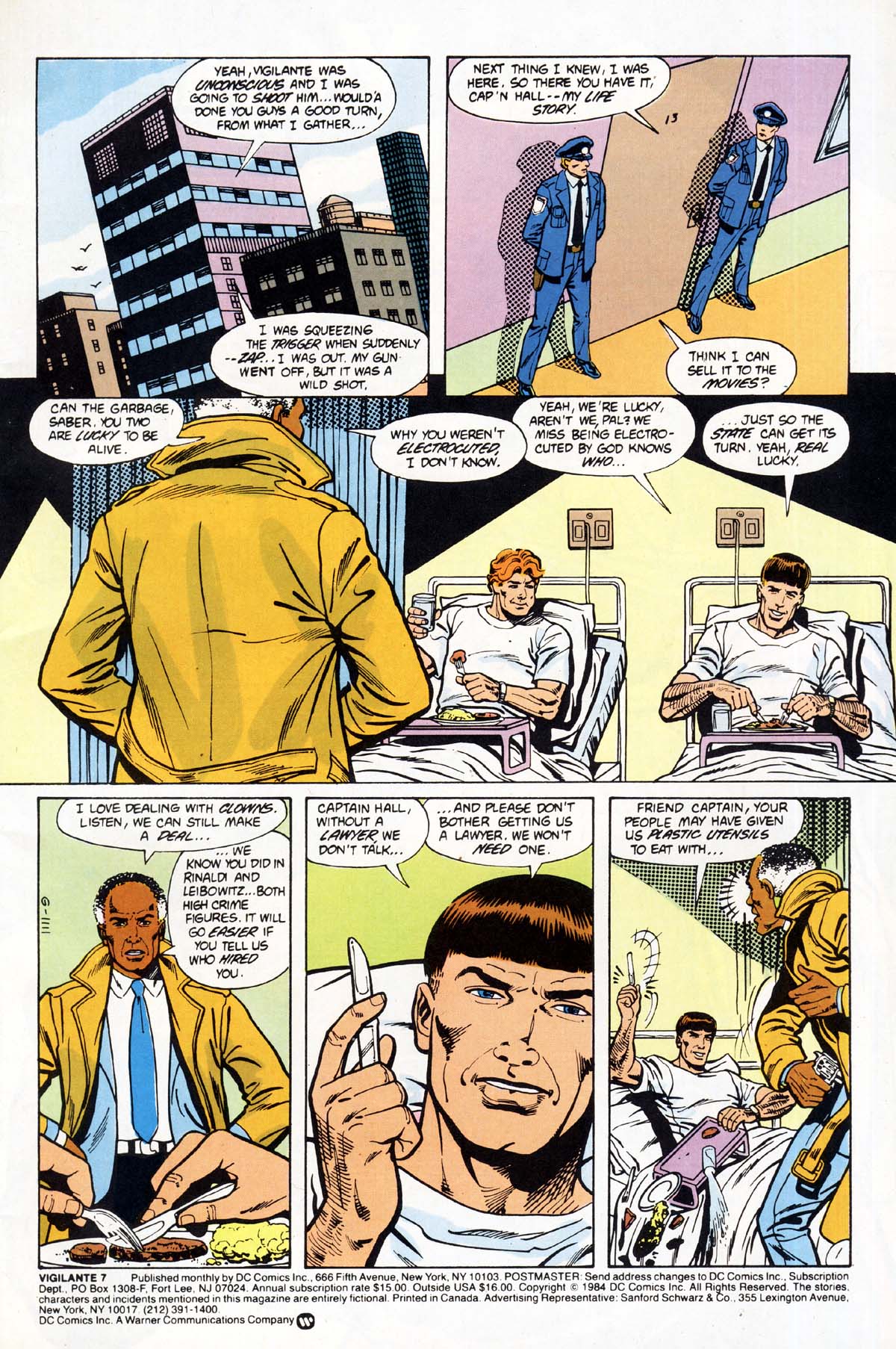 Read online Vigilante (1983) comic -  Issue #7 - 2