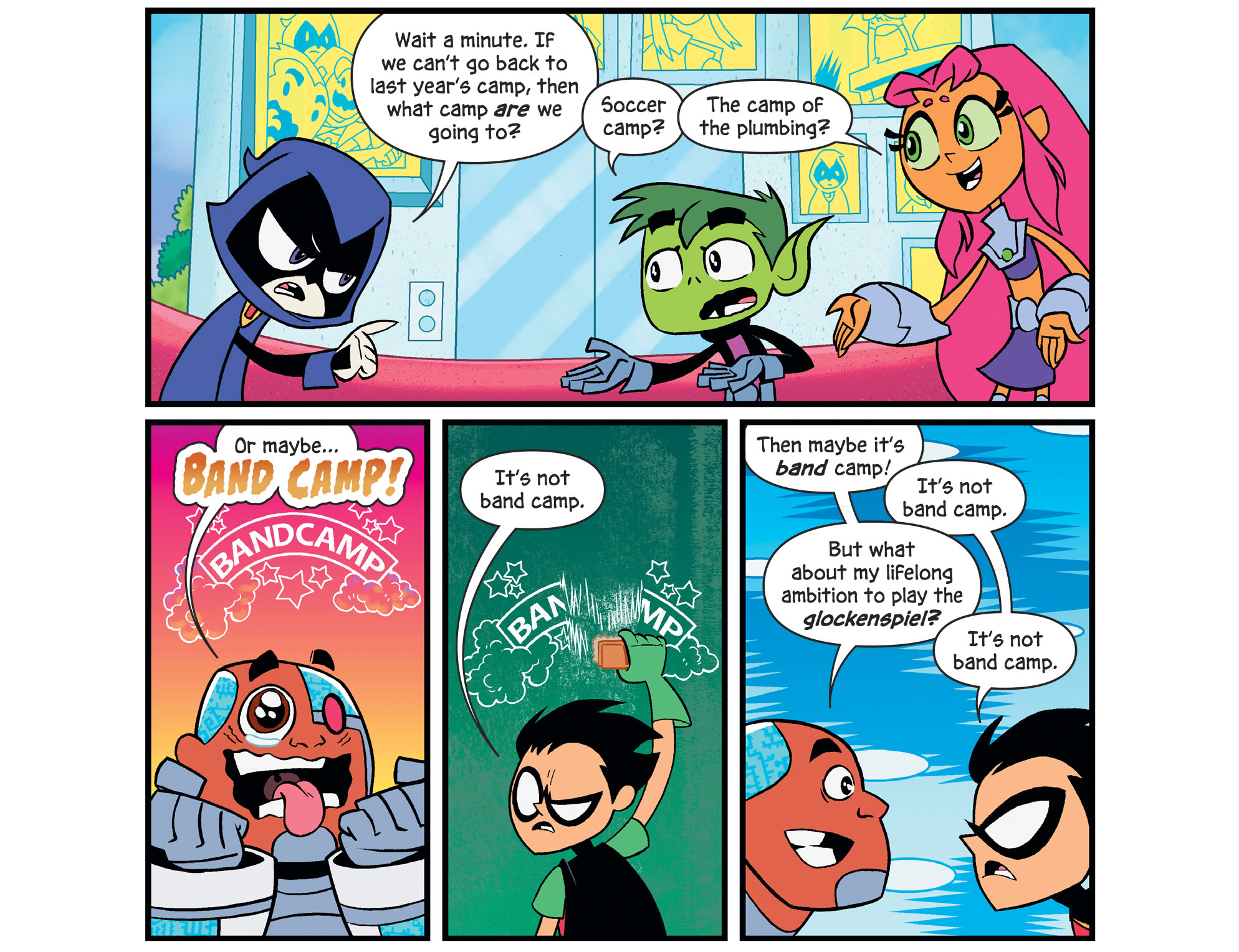 Read online Teen Titans Go! To Camp comic -  Issue #1 - 32