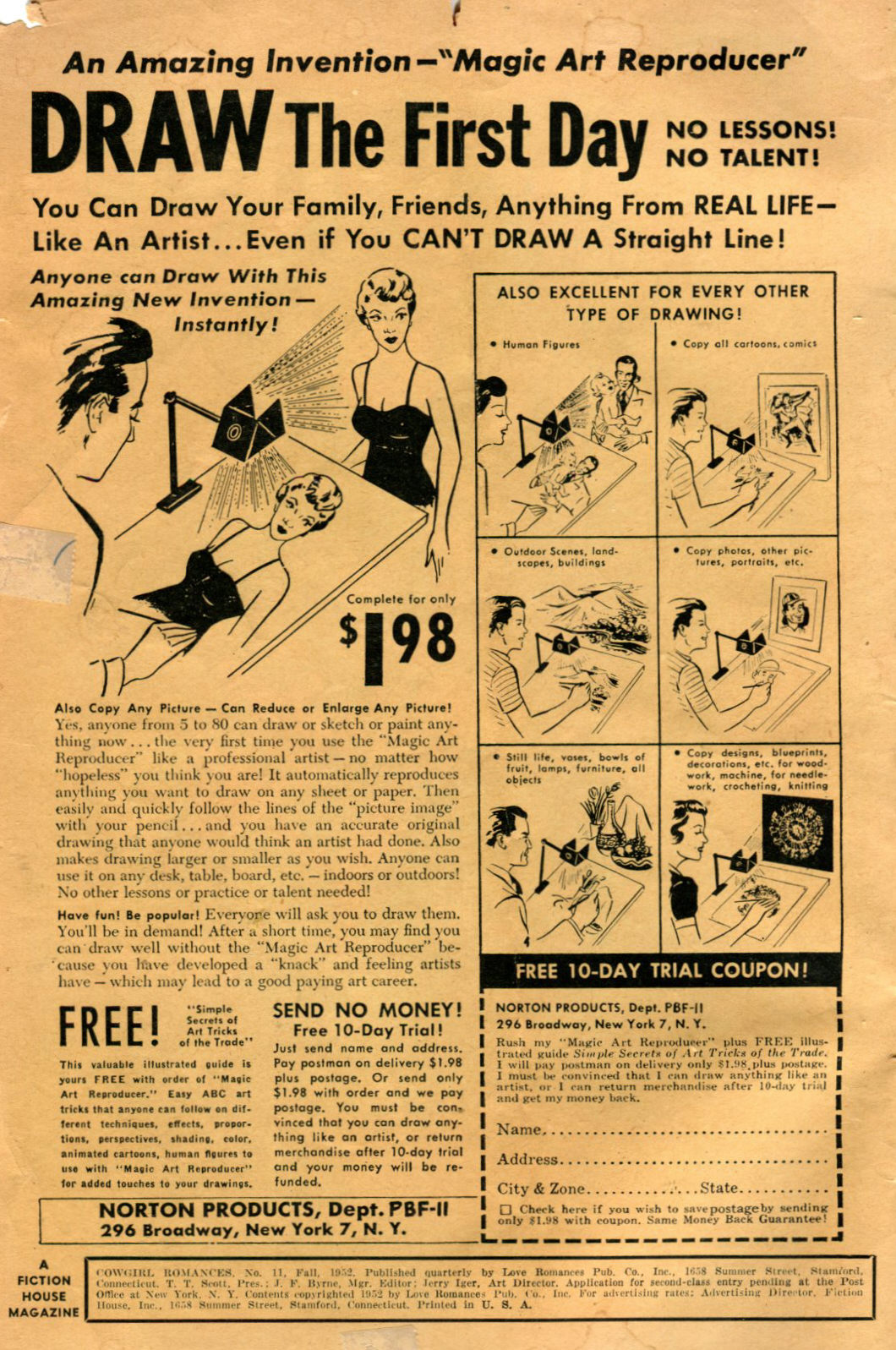 Read online Cowgirl Romances (1950) comic -  Issue #11 - 2