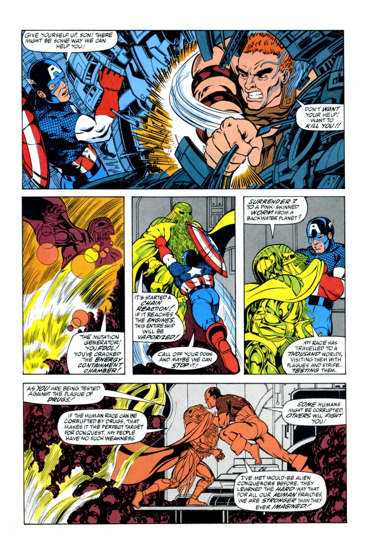 Read online Captain America Goes to War Against Drugs comic -  Issue #2 - 22