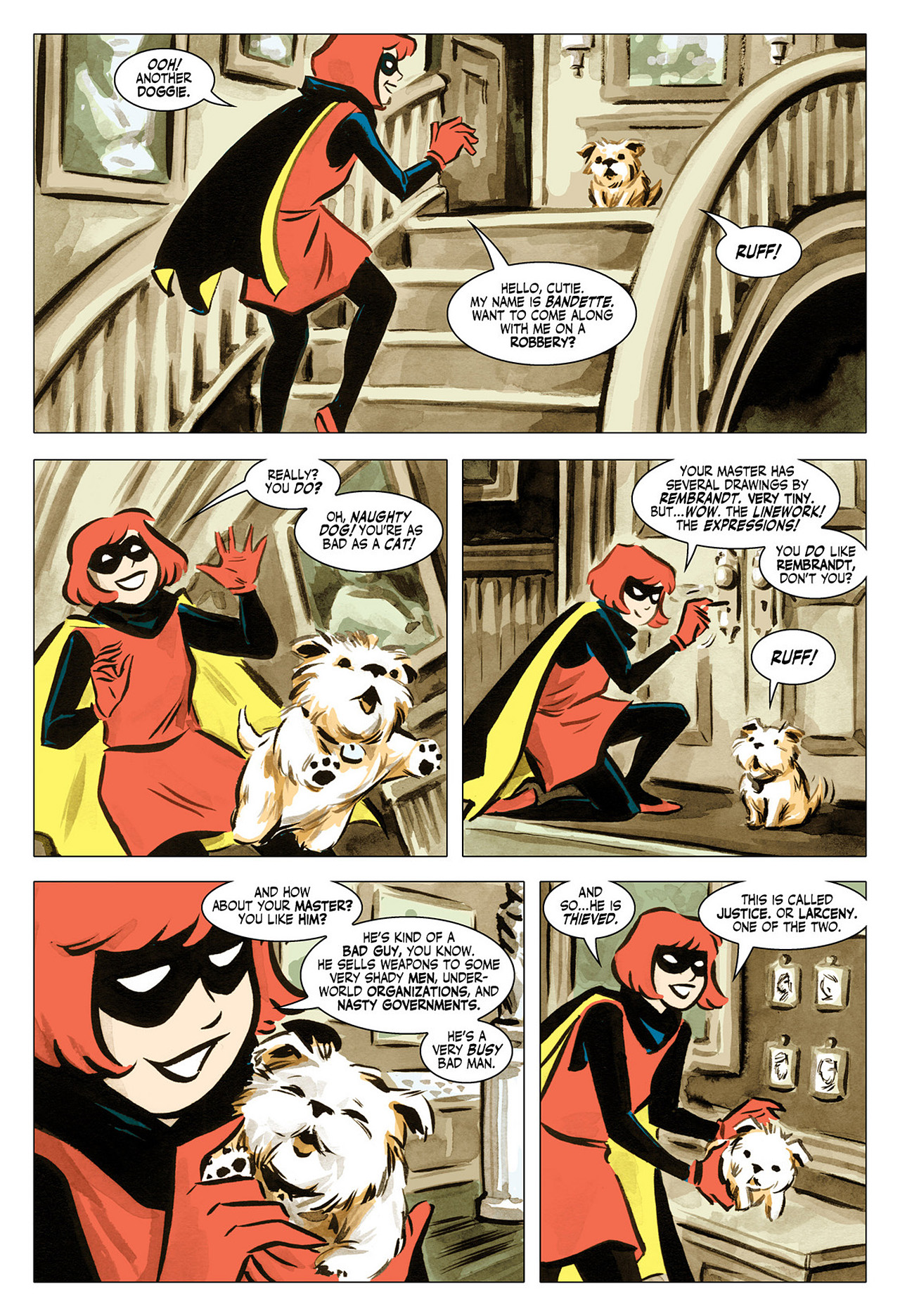 Read online Bandette (2012) comic -  Issue #1 - 4