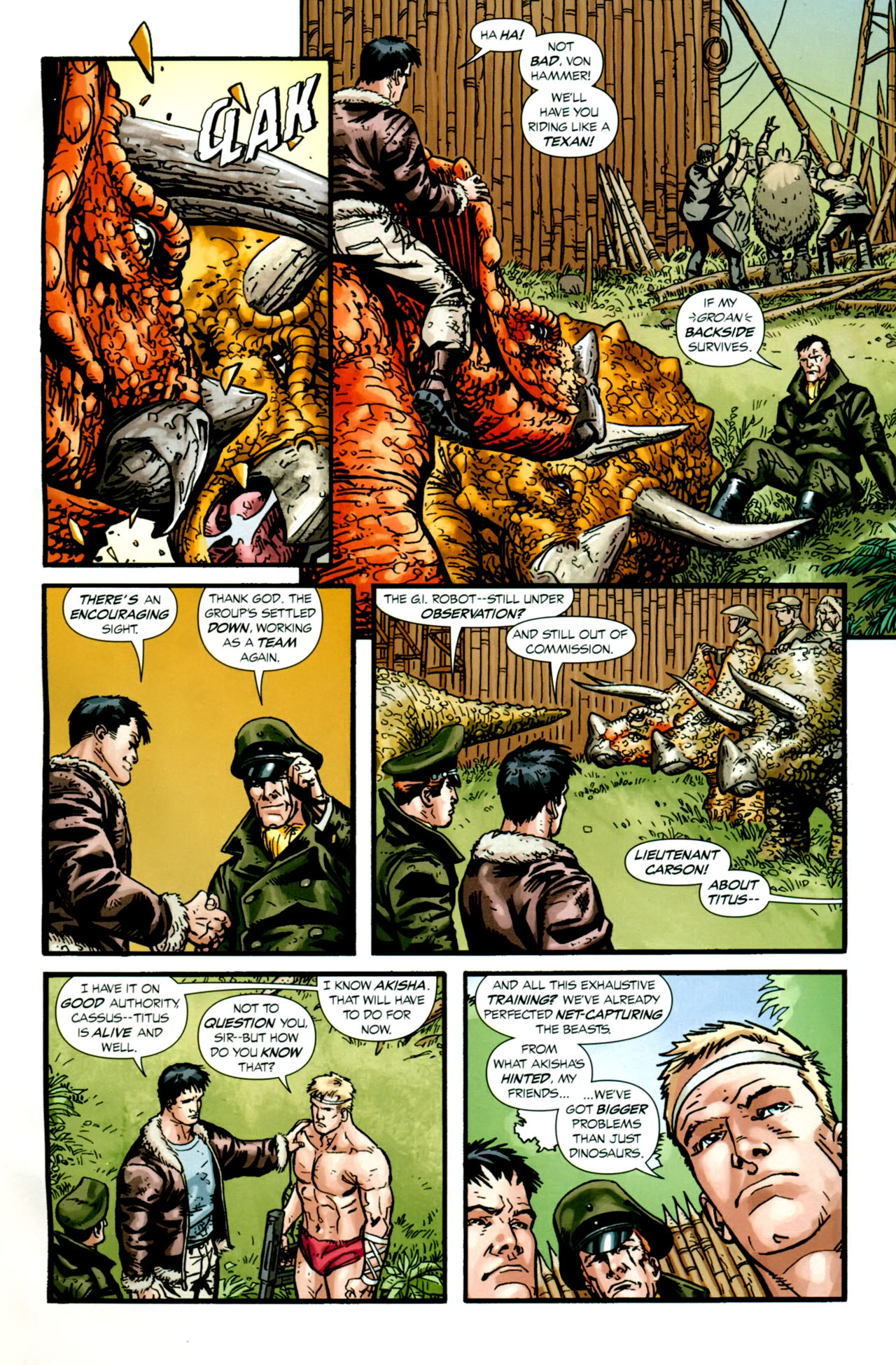 Read online The War That Time Forgot comic -  Issue #9 - 8