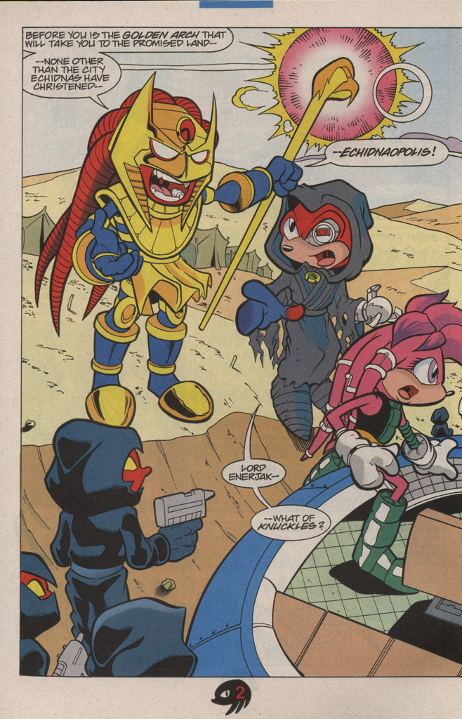 Read online Knuckles the Echidna comic -  Issue #9 - 6