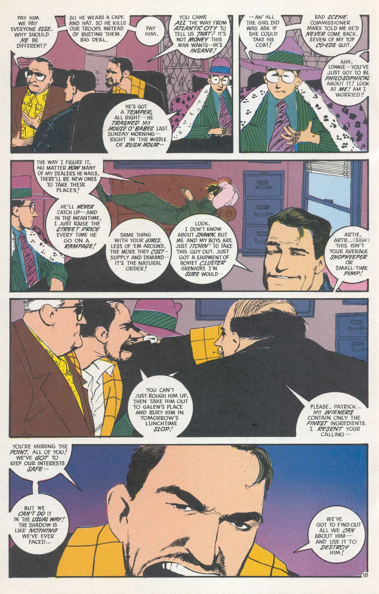 Read online The Shadow (1987) comic -  Issue #8 - 20