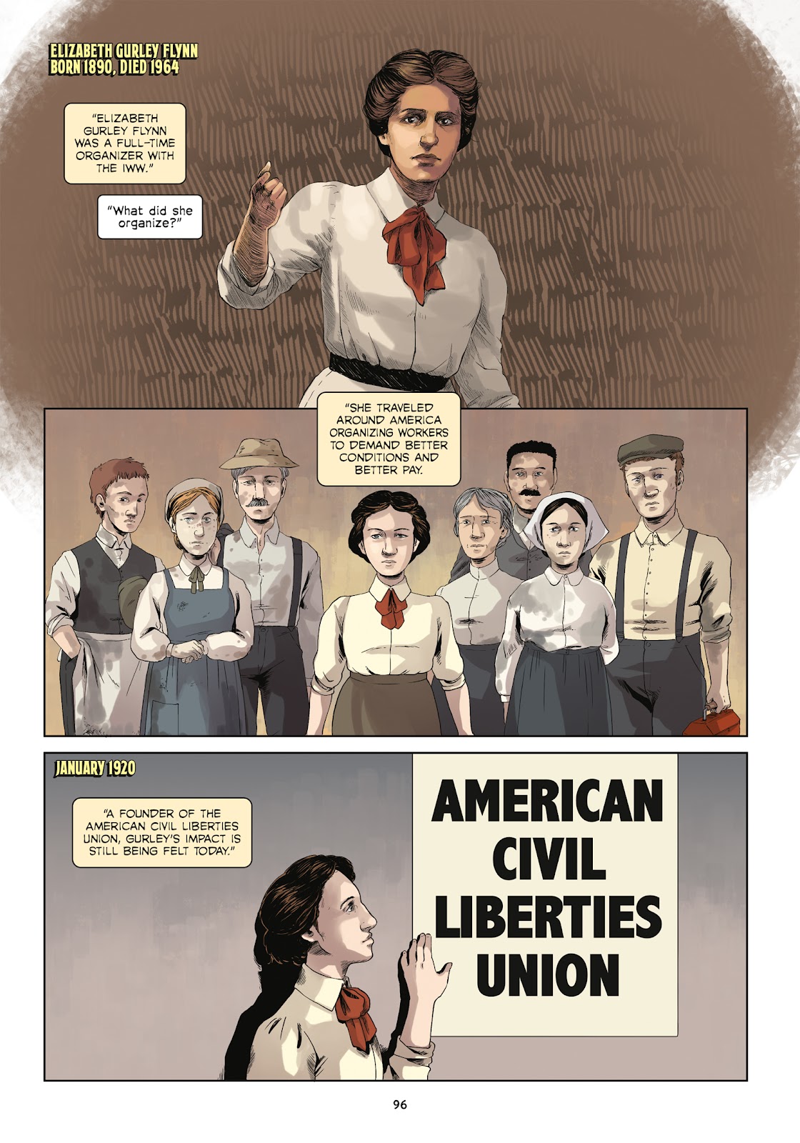 Amazons, Abolitionists, and Activists: A Graphic History of Women's Fight for Their Rights issue TPB (Part 1) - Page 92