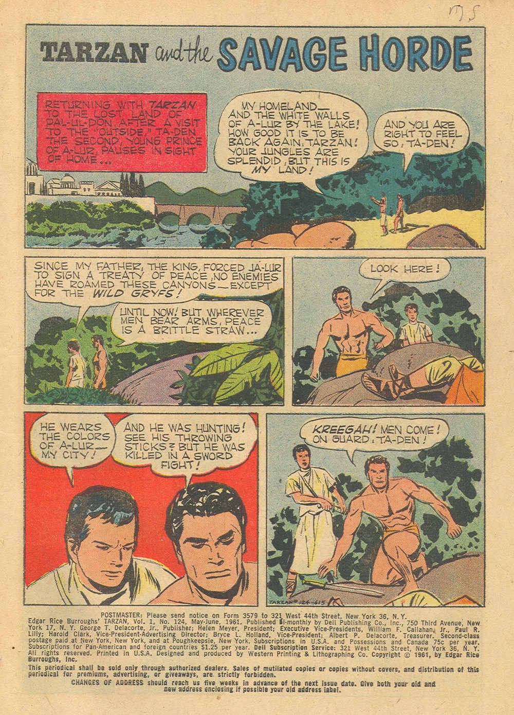 Read online Tarzan (1948) comic -  Issue #124 - 3