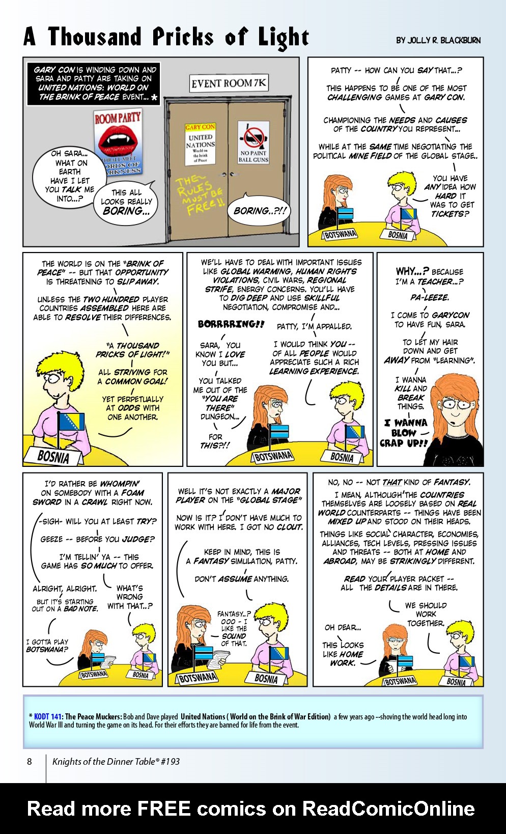 Read online Knights of the Dinner Table comic -  Issue #193 - 10