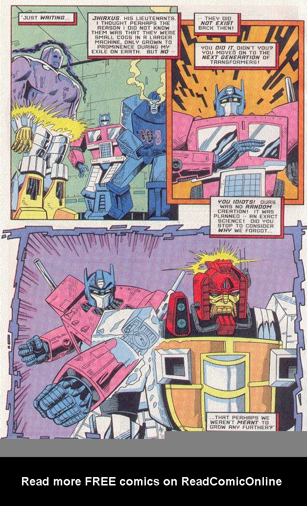 Read online Transformers Generation 2 comic Issue 5