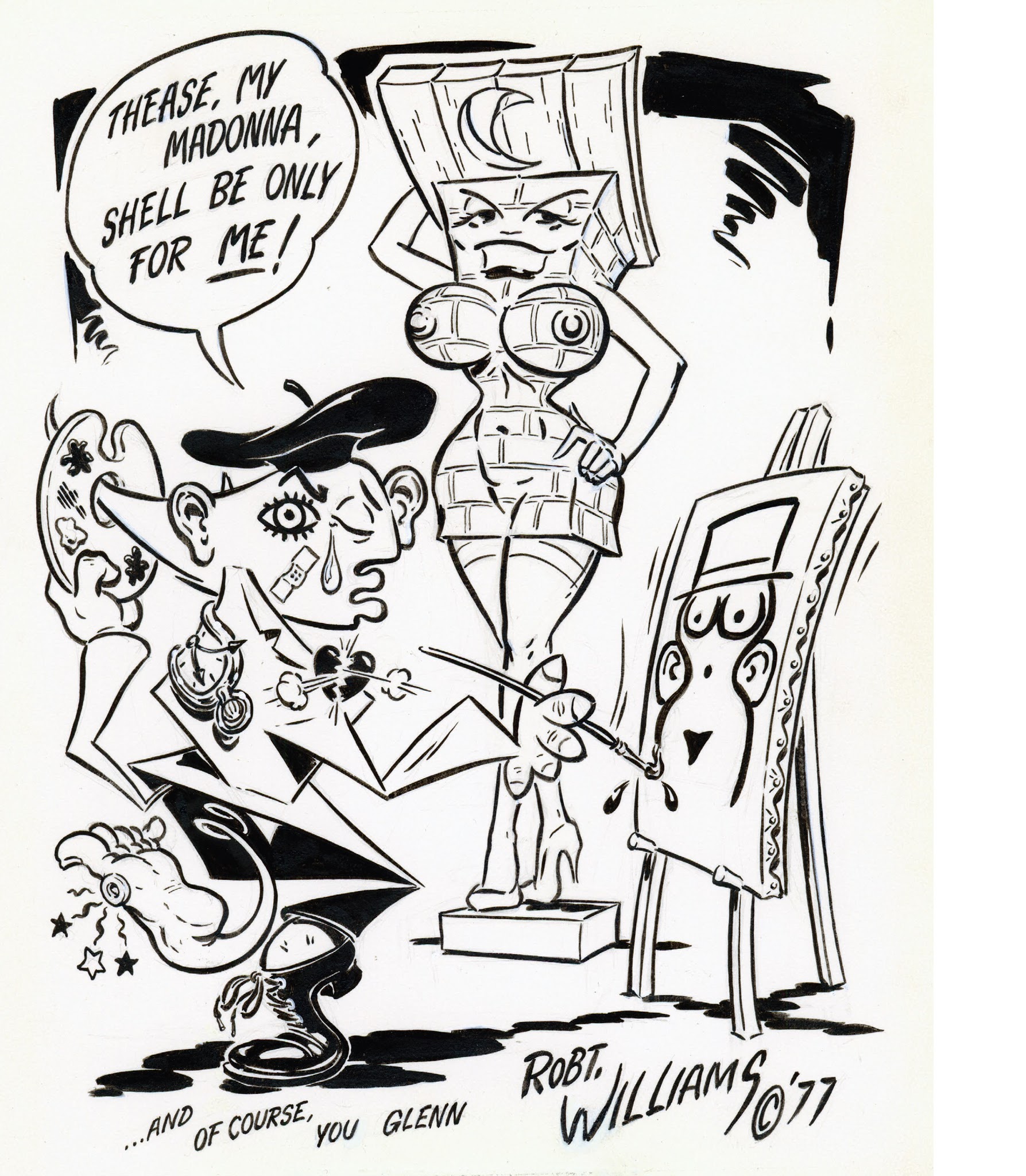 Read online The Blighted Eye: Original Comic Art From the Glenn Bray Collection comic -  Issue # TPB - 6