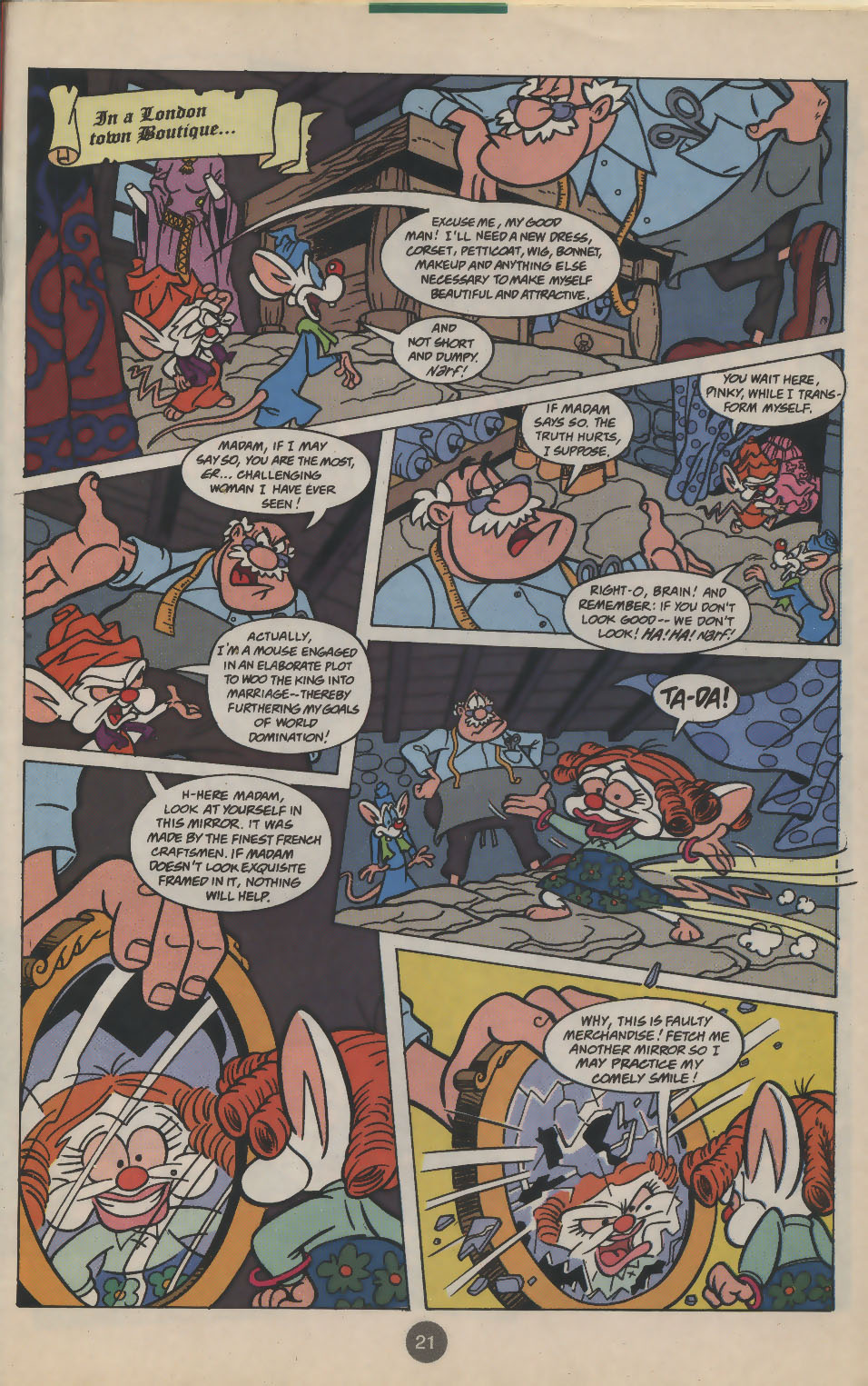 Read online Pinky and The Brain comic -  Issue #3 - 16