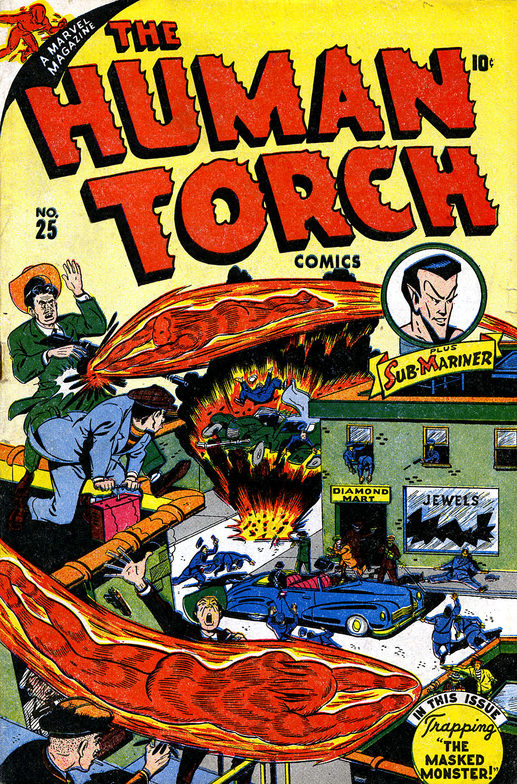 Read online The Human Torch (1940) comic -  Issue #25 - 1