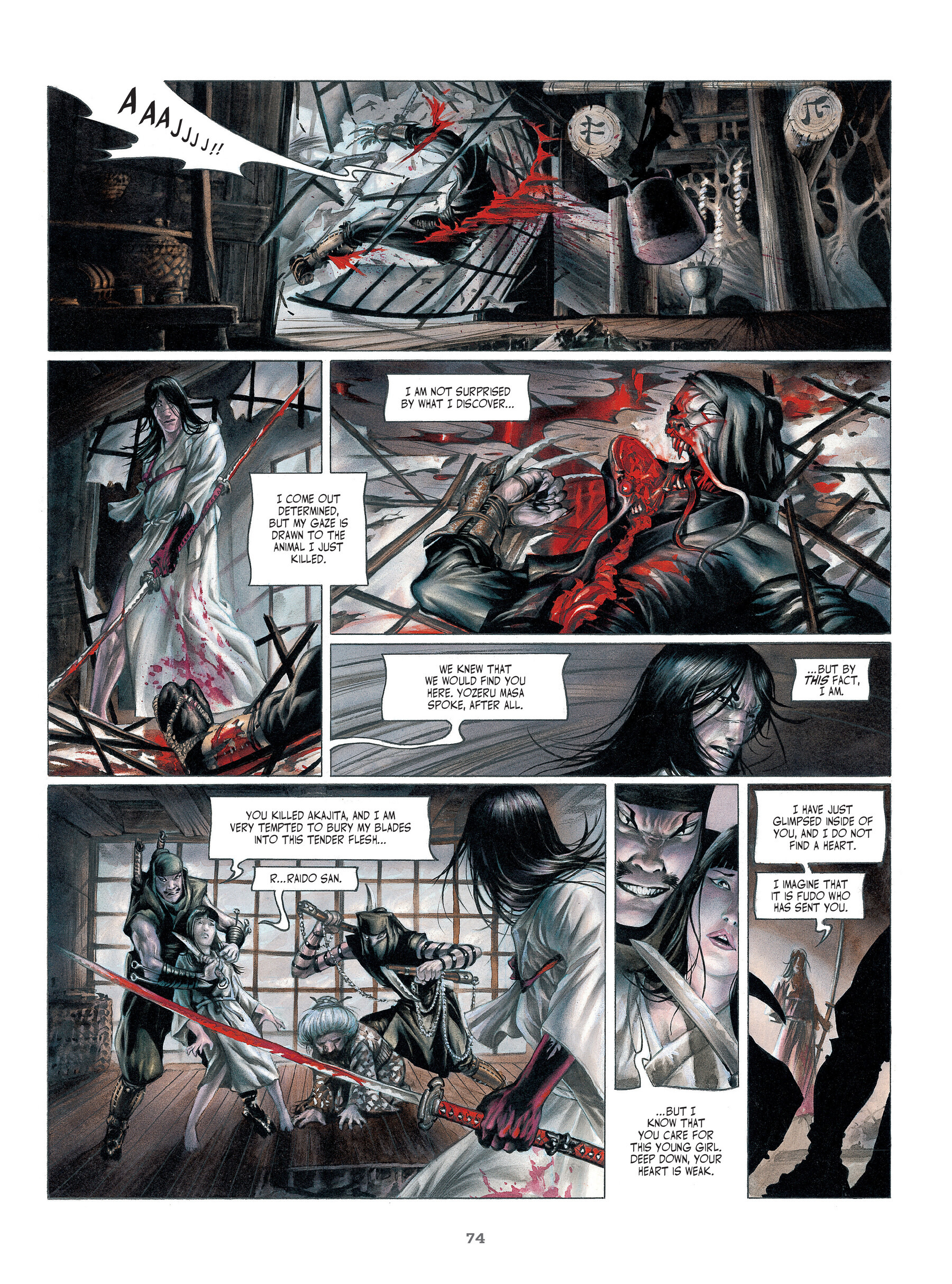 Read online Legends of the Pierced Veil: The Scarlet Blades comic -  Issue # TPB (Part 1) - 74