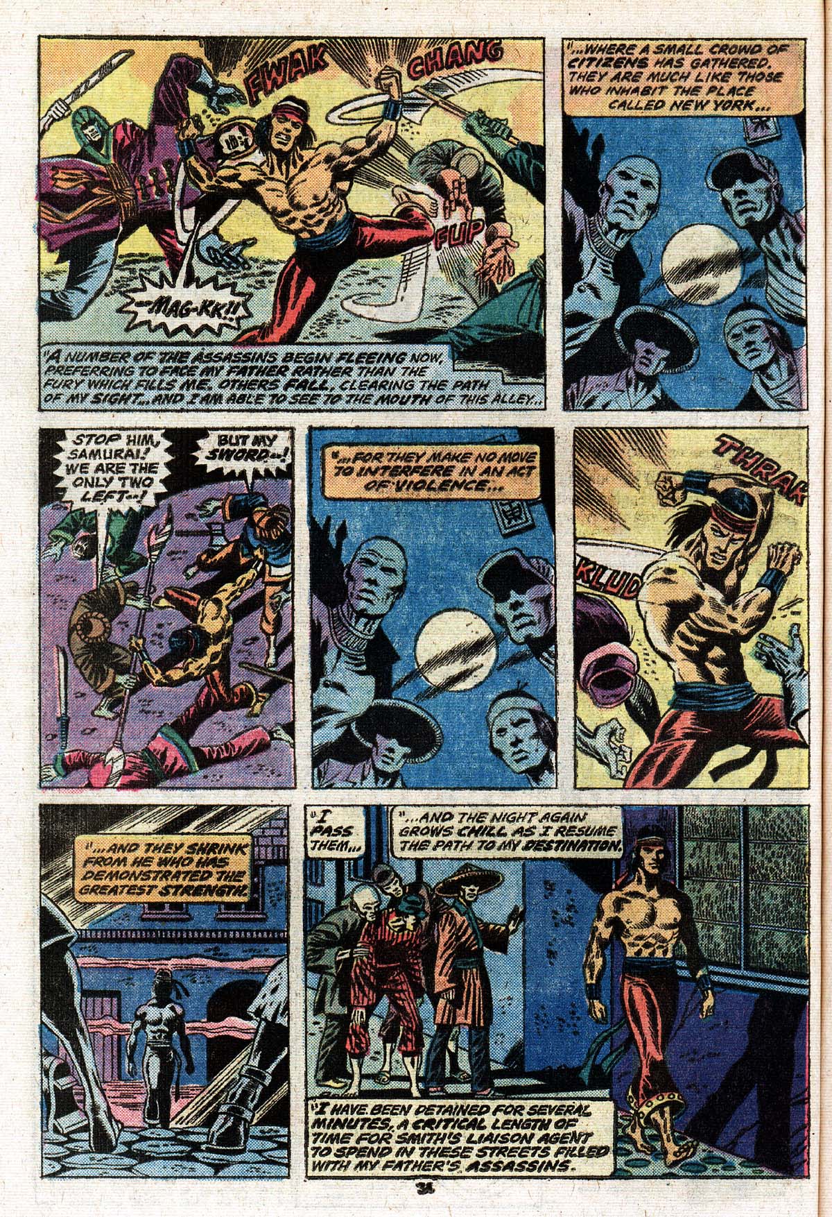 Read online Giant-Size Master of Kung Fu comic -  Issue #2 - 28
